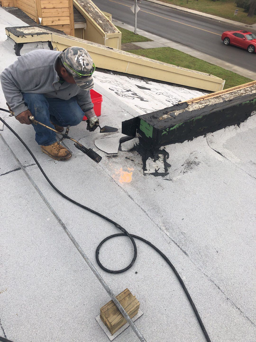 Apartment Roof Replacement by First Out Roofing