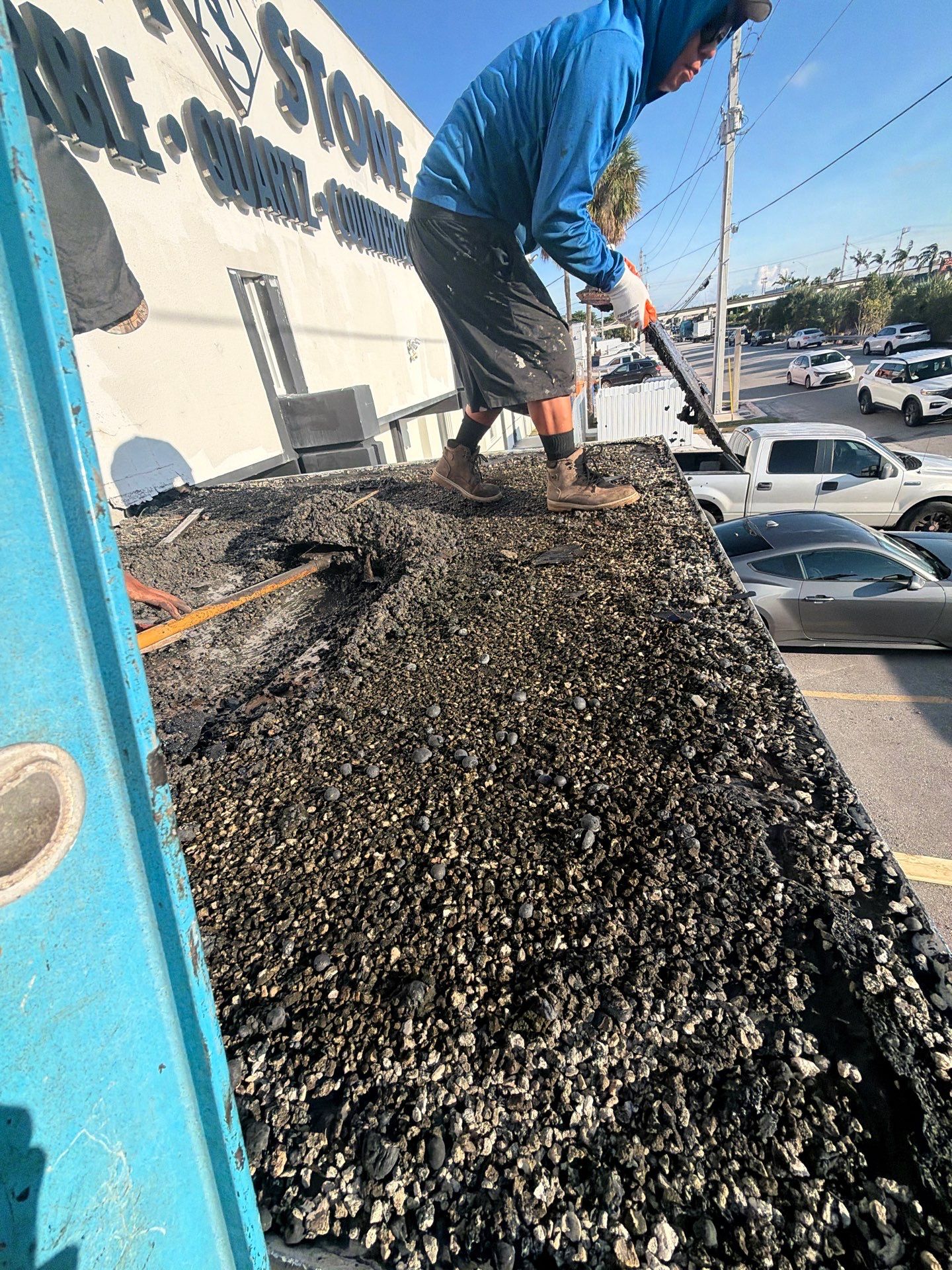 Commercial Flat Roof Reconstruction and Canopy Repair in Hialeah by Picos Construction Engineering
