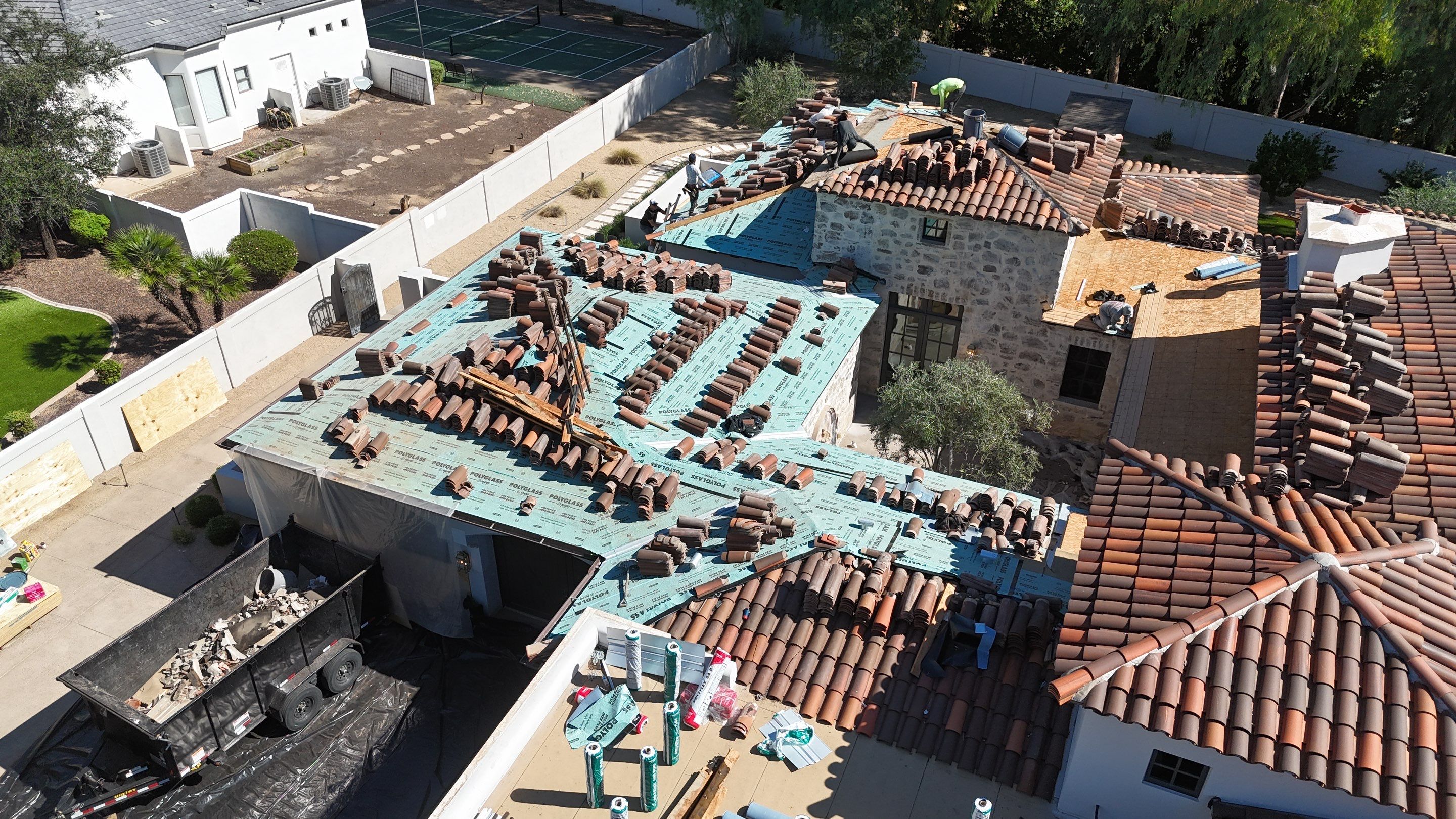 Project in Paradise Valley, AZ by Saint Roofing
