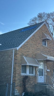 Turtle Shell gutter protection installation in Chicago, IL 60634, photograph 6