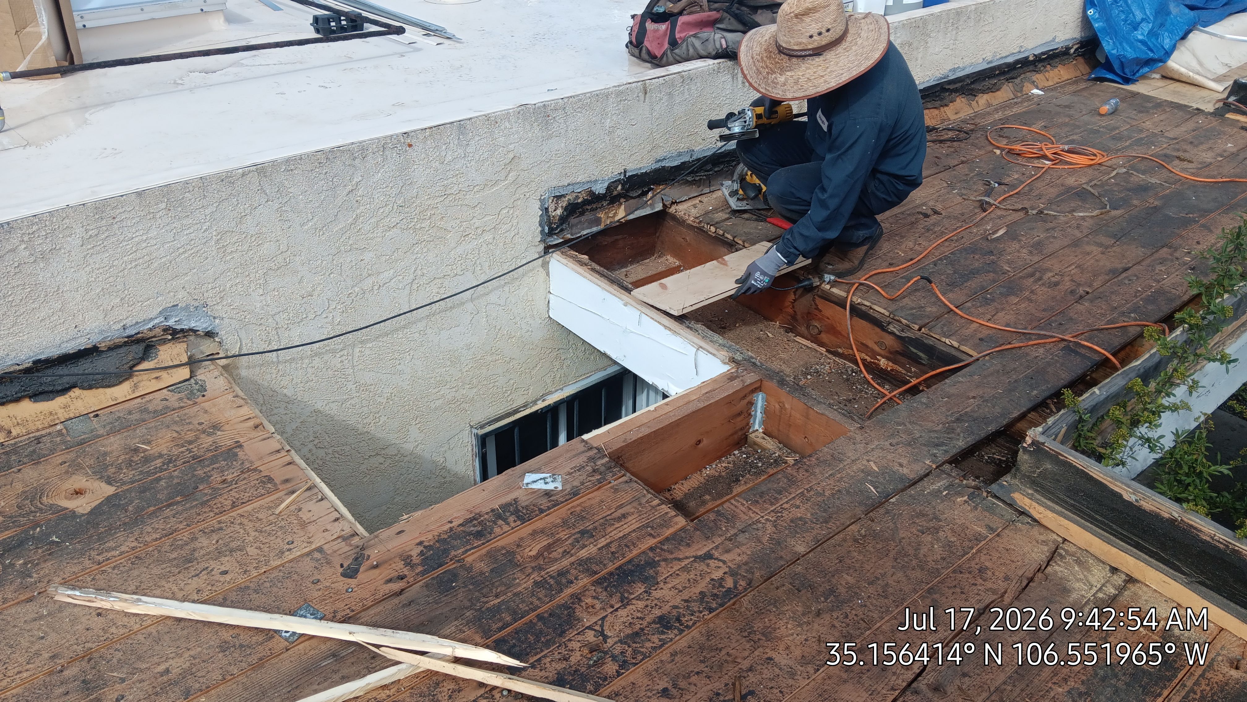 Albuquerque TPO Roof Replacement in the Northeast Heights EPS Slope and Custom Skylights by Doyle Roof Masters Inc
