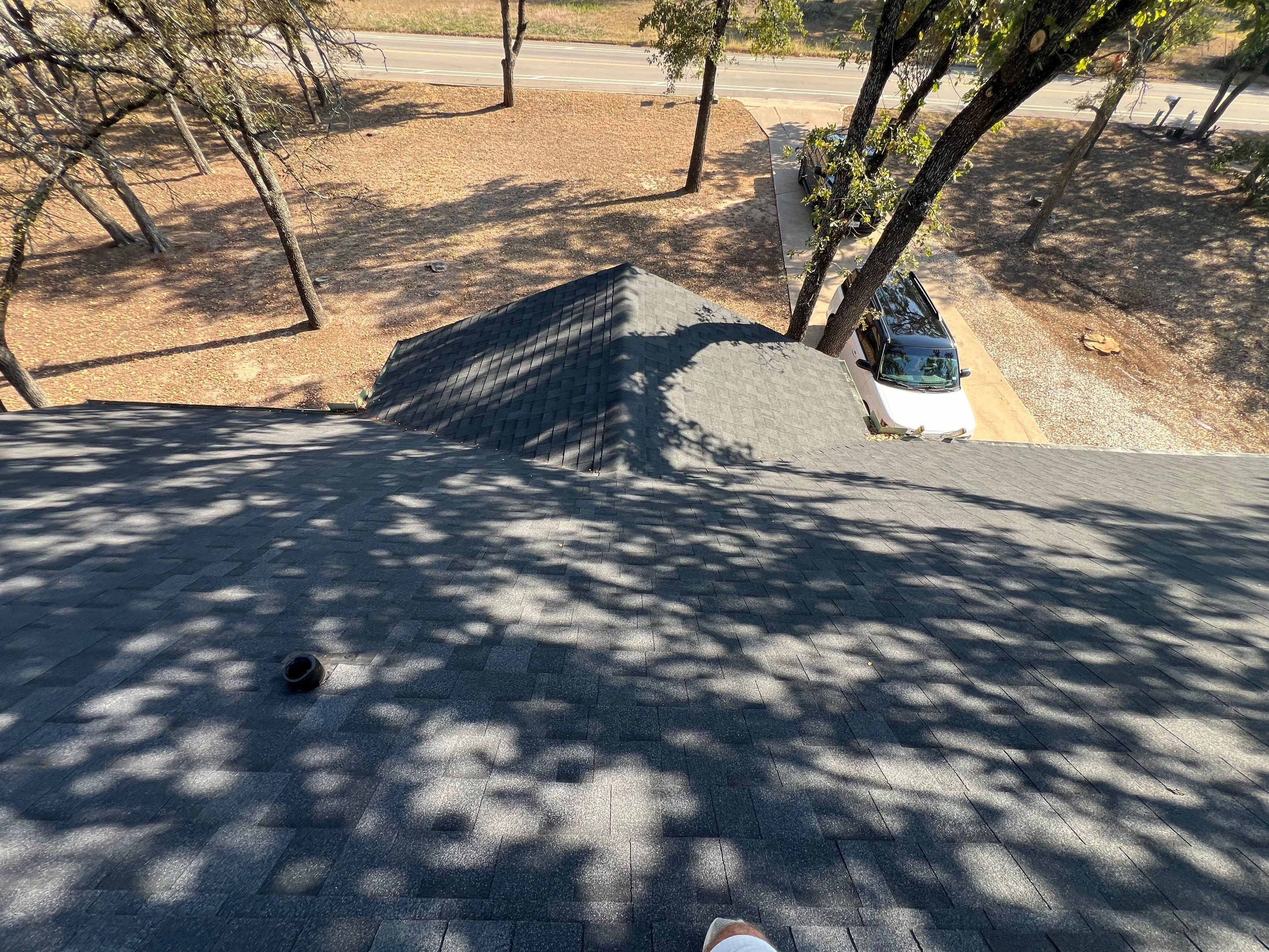 Residential Roofing Installation using IKO Cambridge 30yr Architectural Shingles. Color: Dual Black by WR Roofing Solutions