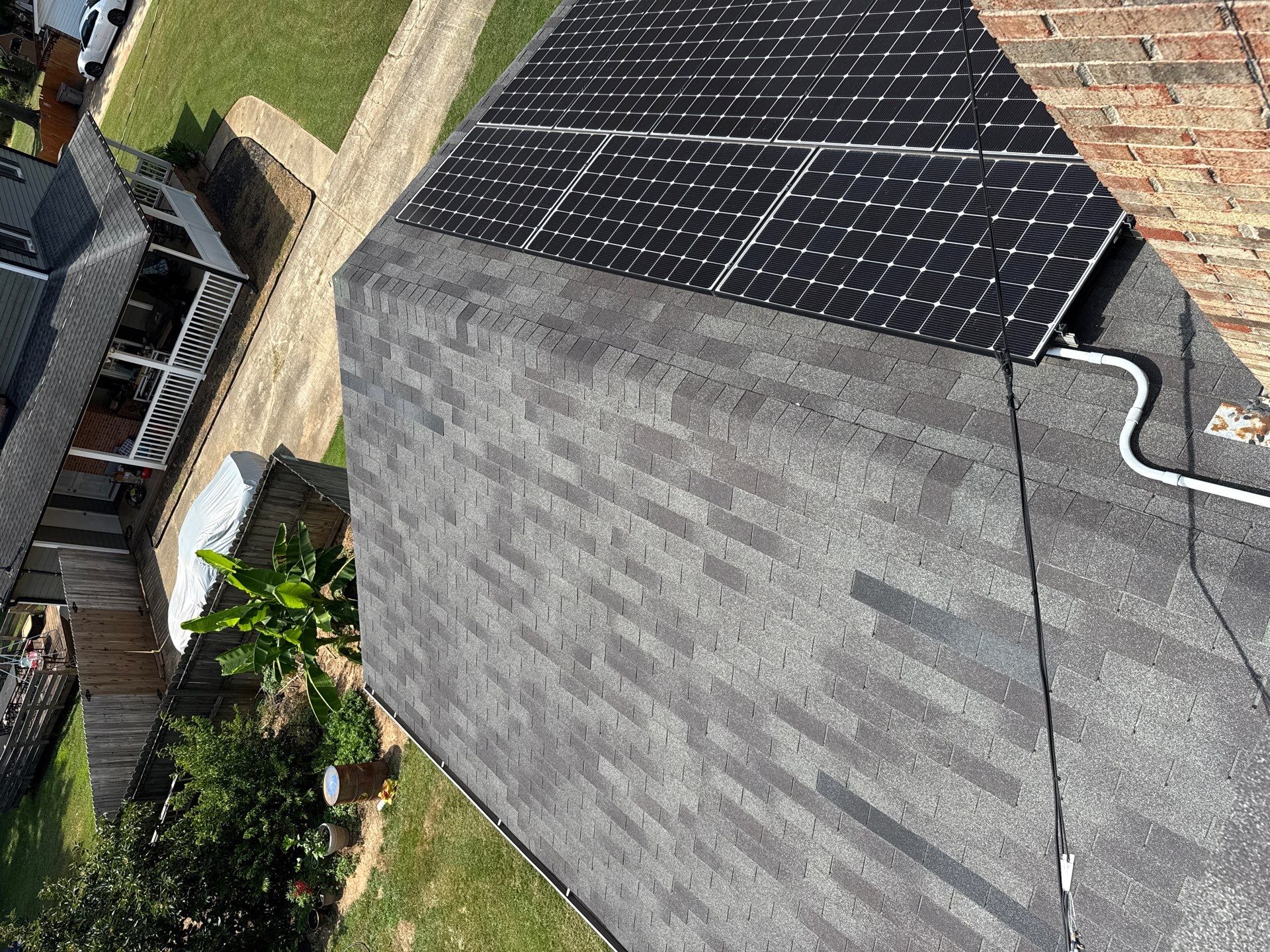 Roof replacement by hail and wind damage by Just Brilliant Restoration JBR