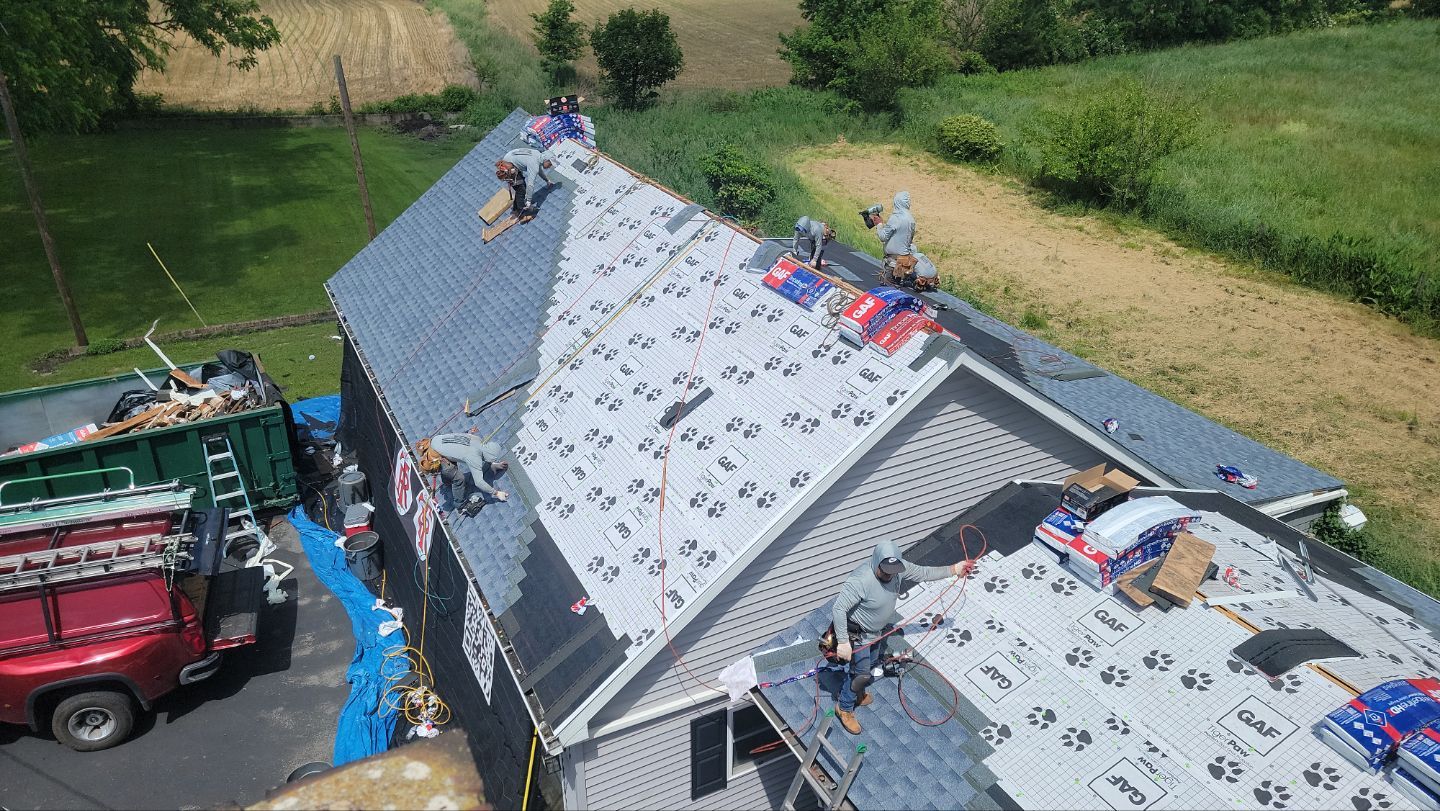Biscayne Blue Architectural Shingle Install  by Teflon Roofing