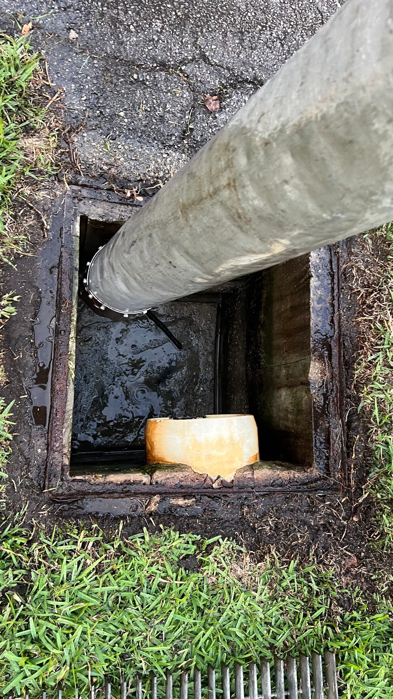 Naples Private Airport Community Catch Basin Cleaning by APS Power & Water