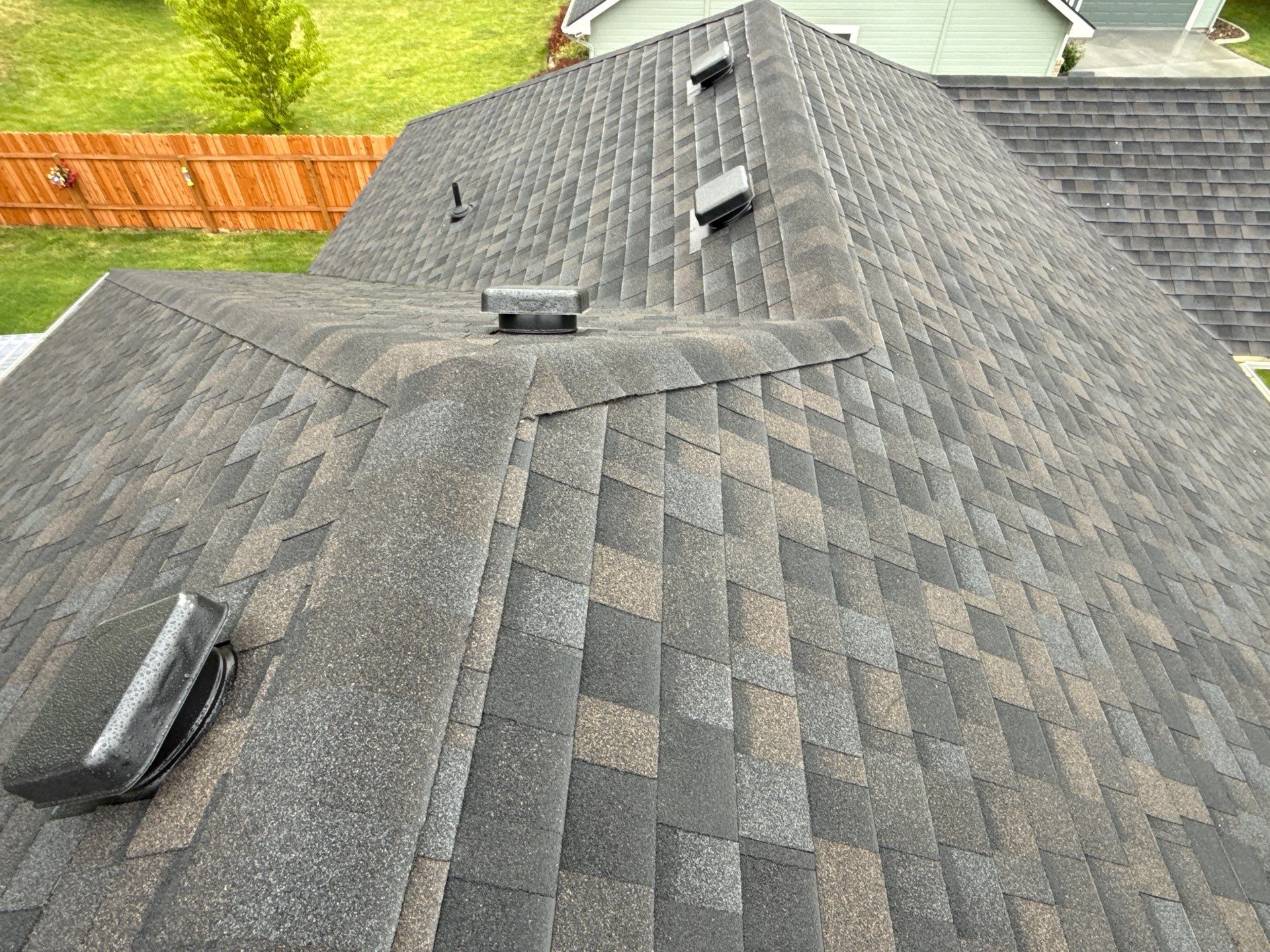 Architectural Shingle Roof Replacement and New Ventilation in Boise by Olive Roofing