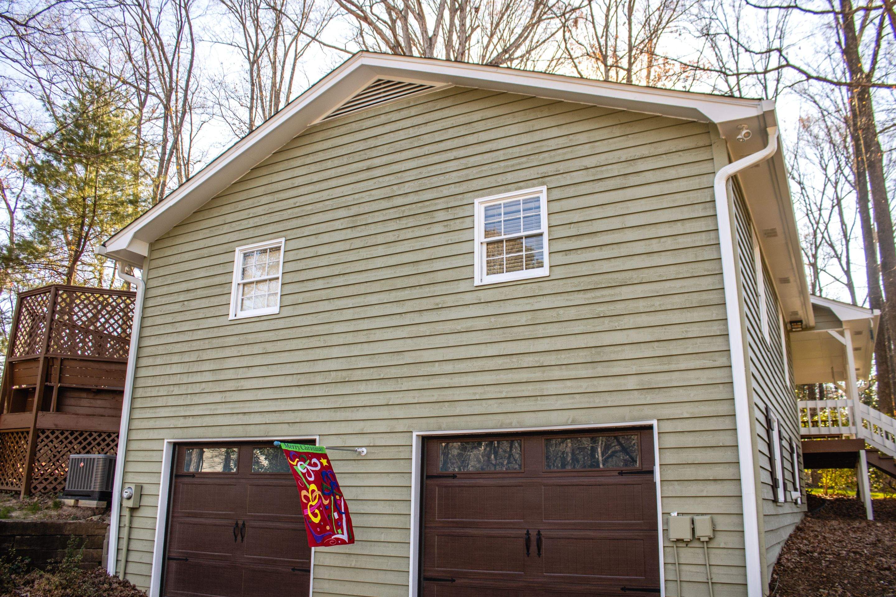 Exterior Painting using Sherwin Williams WoodScapes  by Nelson Exteriors 