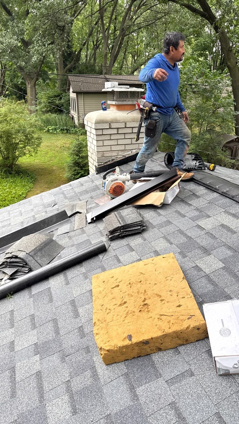 Roof Replacement using Owens Corning Estate Gray by 180 Contractors