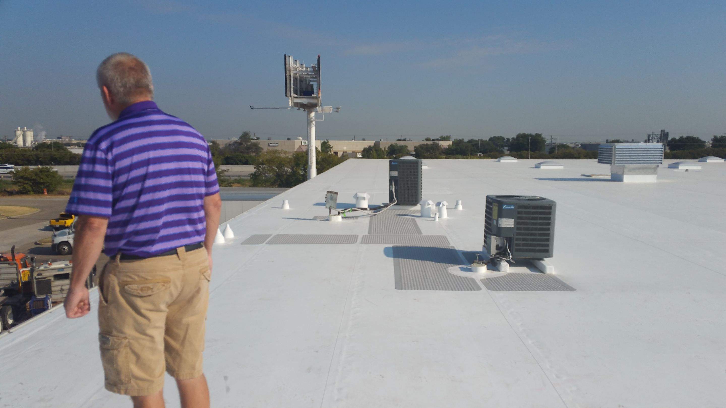 Massive Storm Damage Project - Factory in Arlington by First United Roofing & Construction
