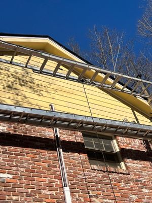 Gable Siding Replacement with James Hardie HZ10 Lap Siding