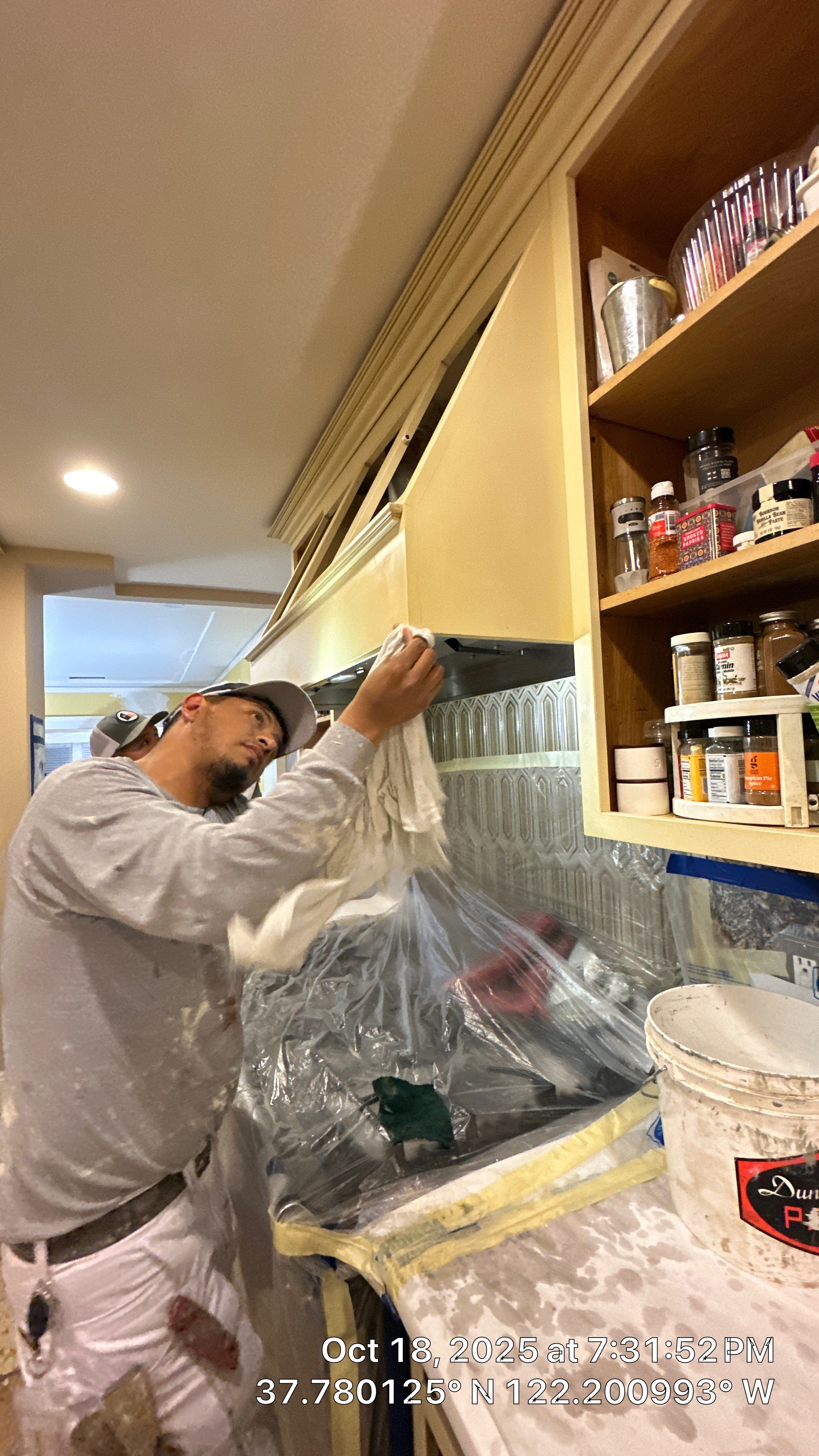 Oakland Kitchen Renovation with Custom Cabinetry and Granite Countertops by Herrera’s Bay Area Painting inc.