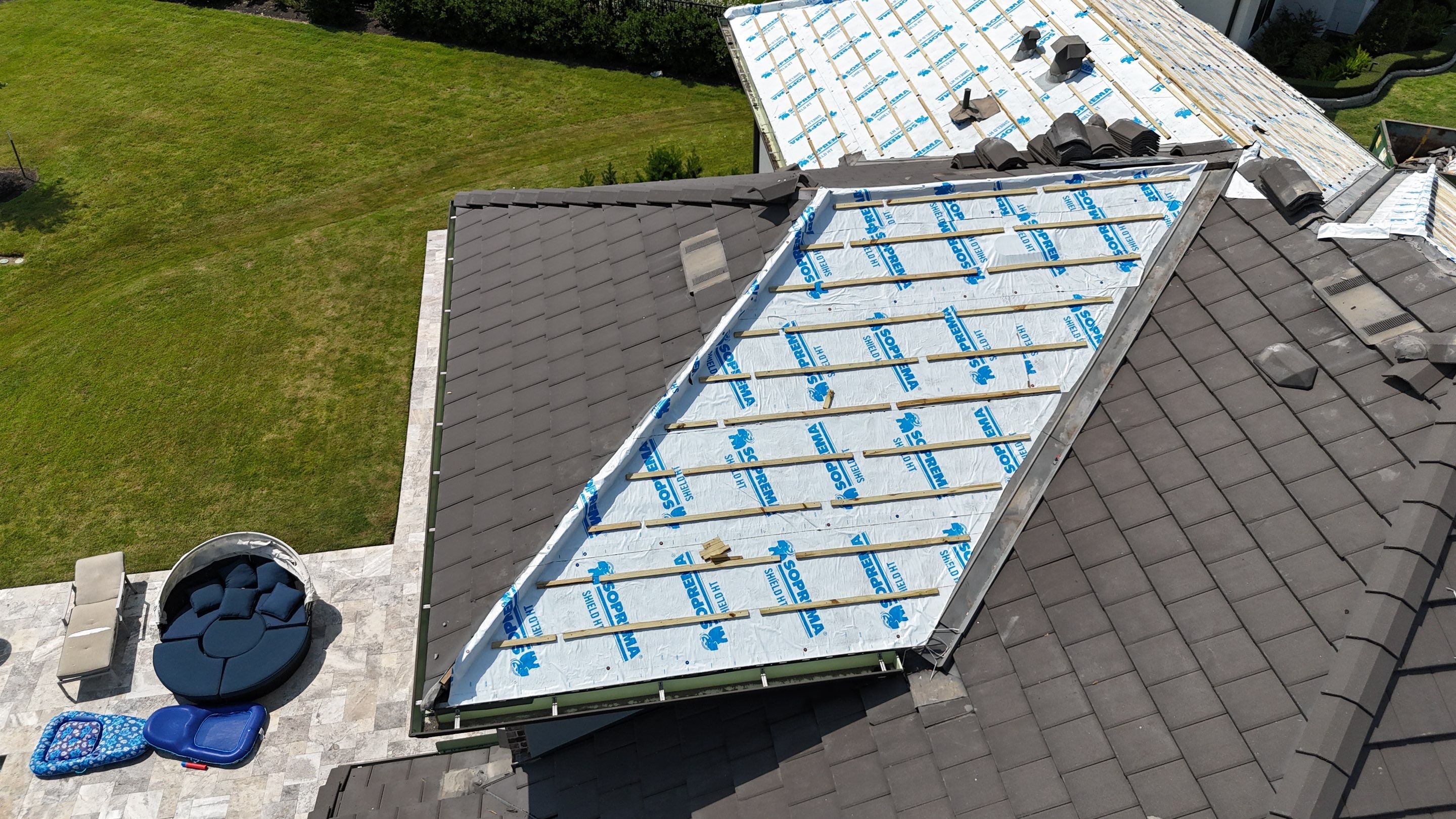 Saxony Tile Repair in Bridgeland! by Core Four Roofing