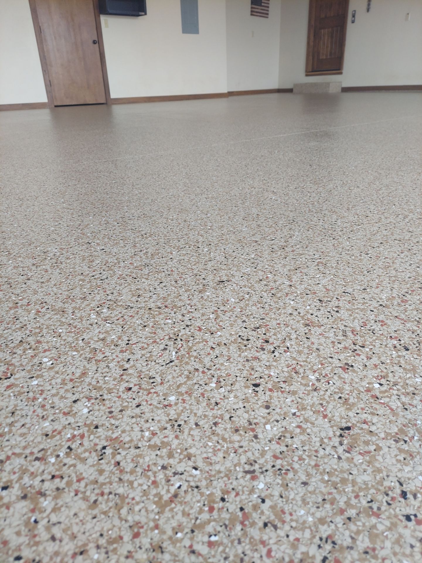 Garage Coating with Pecan by Copperhead Coatings
