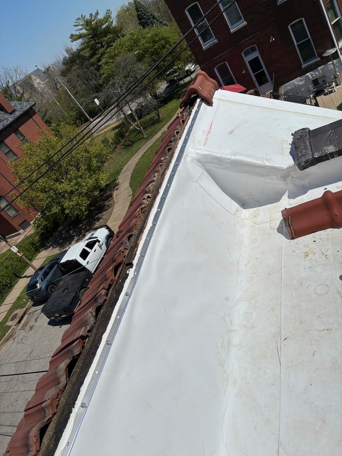 Complete Flat Roof System Installation in Compton Heights, St. Louis by Acute Roofing And Exteriors