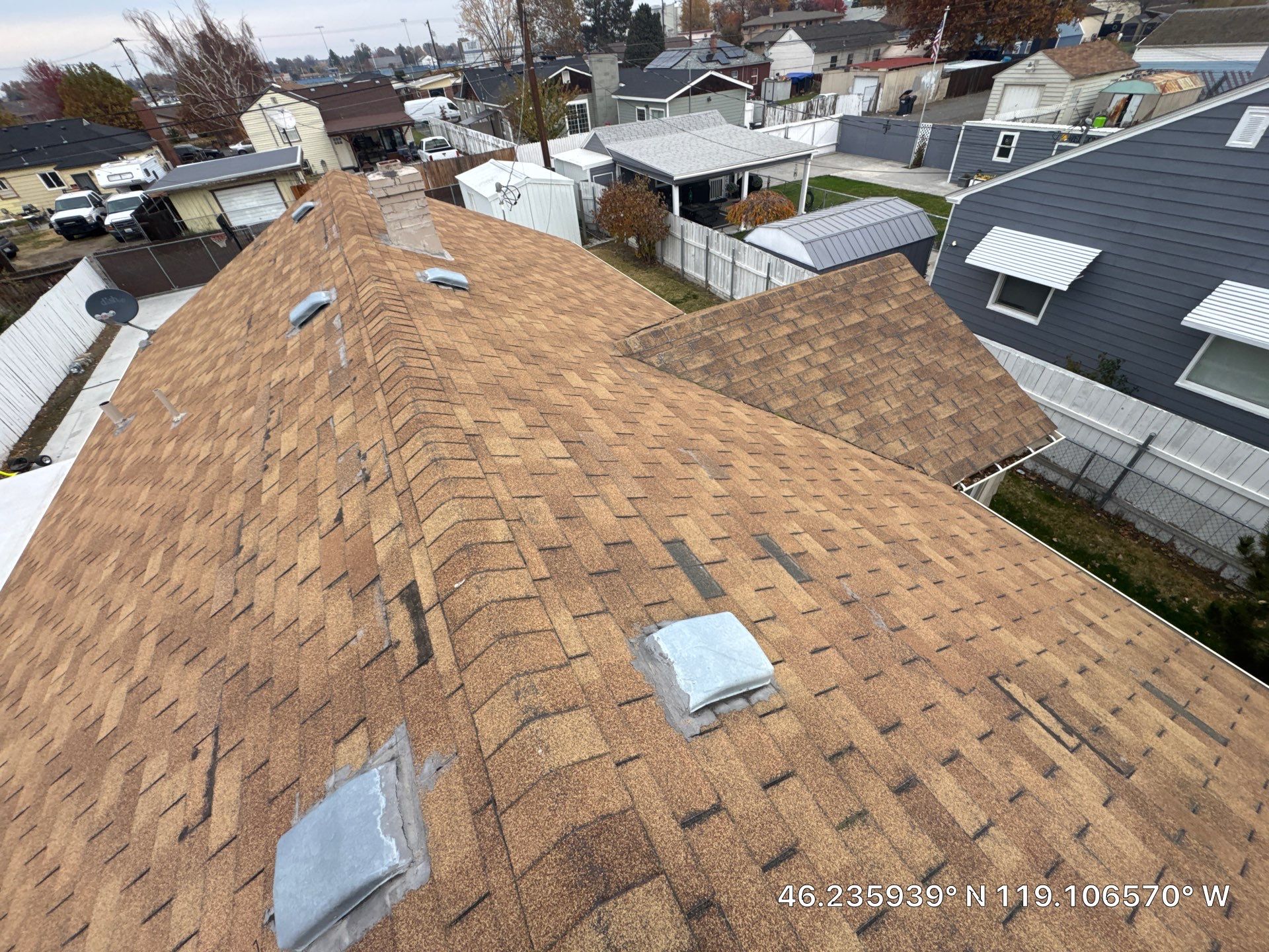 CertainTeed Landmark Architectural Shingle Roof Replacement in Pasco by Alpine Roofing