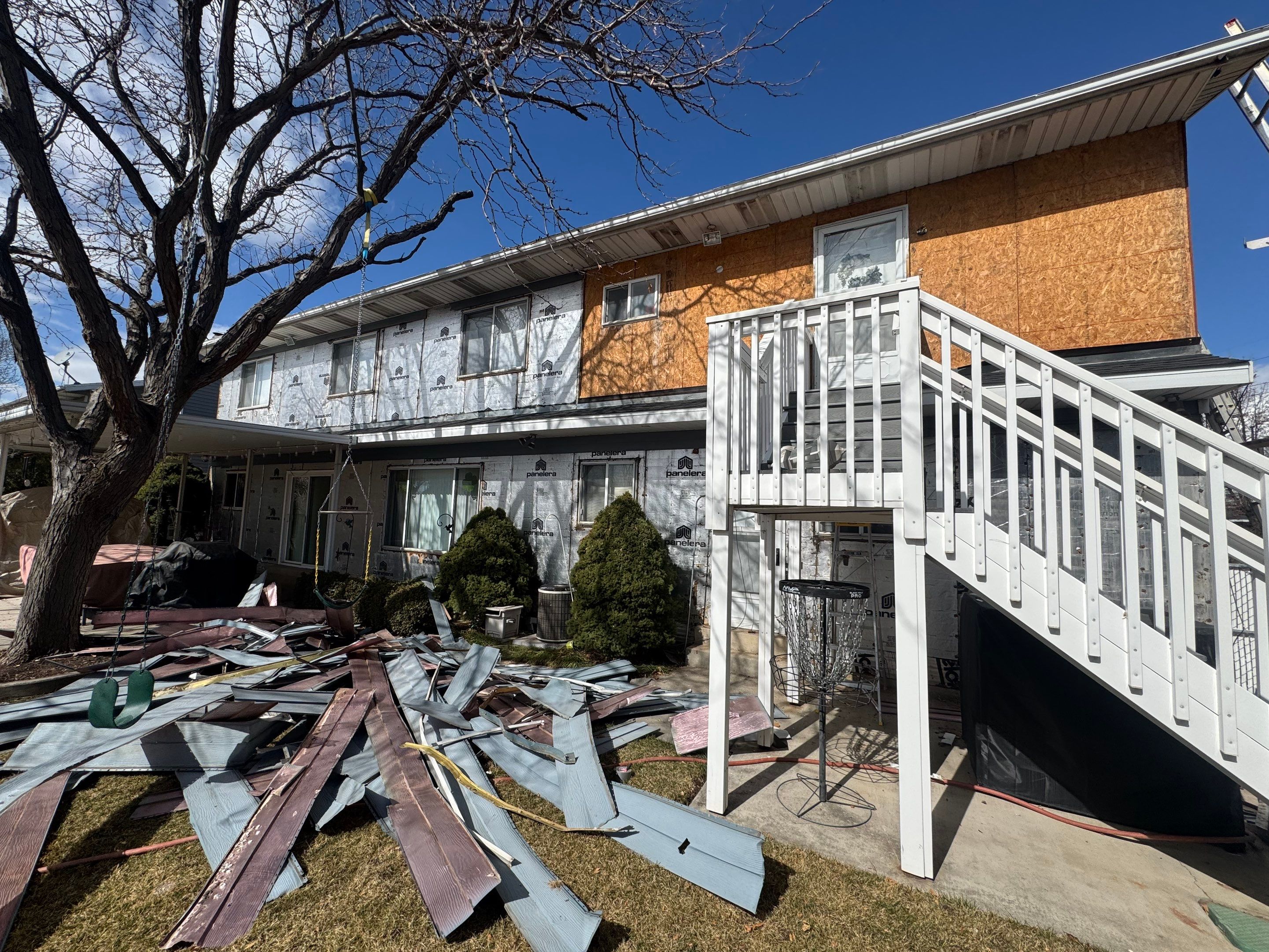 Lindon | Hardie & Steel Mixed Siding | Pearl Gray by Ideal Siding Utah