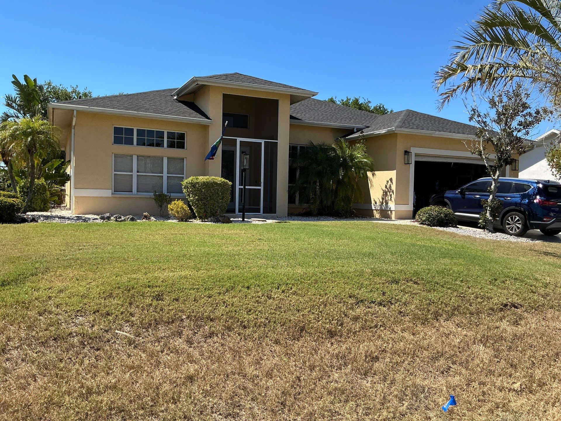 New Soffit and Fascia and Gutters in North Fort Myers FL by Gutter Professors
