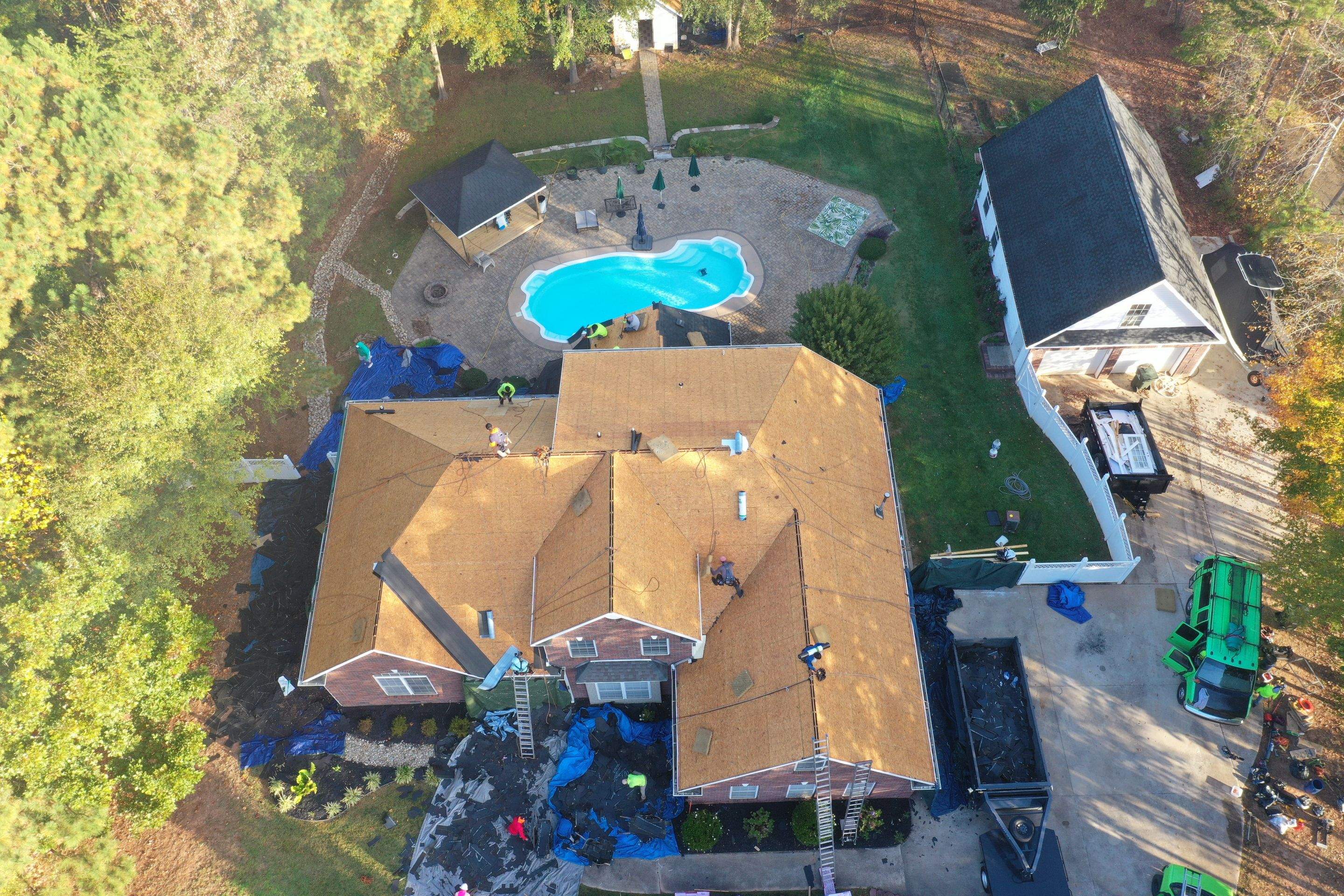 Residential Roof Replacement with Architectural Shingles in York, South Carolina by Merritt Roofing LLC