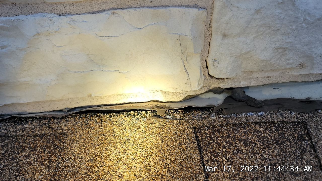 Leak Repair over Master Bedroom and Bathroom by Tex-Line Roofing