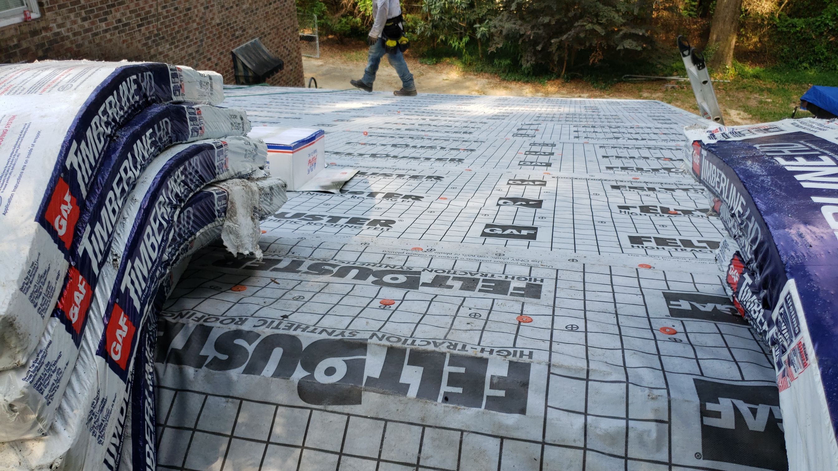 Residential Roofing Installation using Roof Replacement by American Roofing & Construction LLC