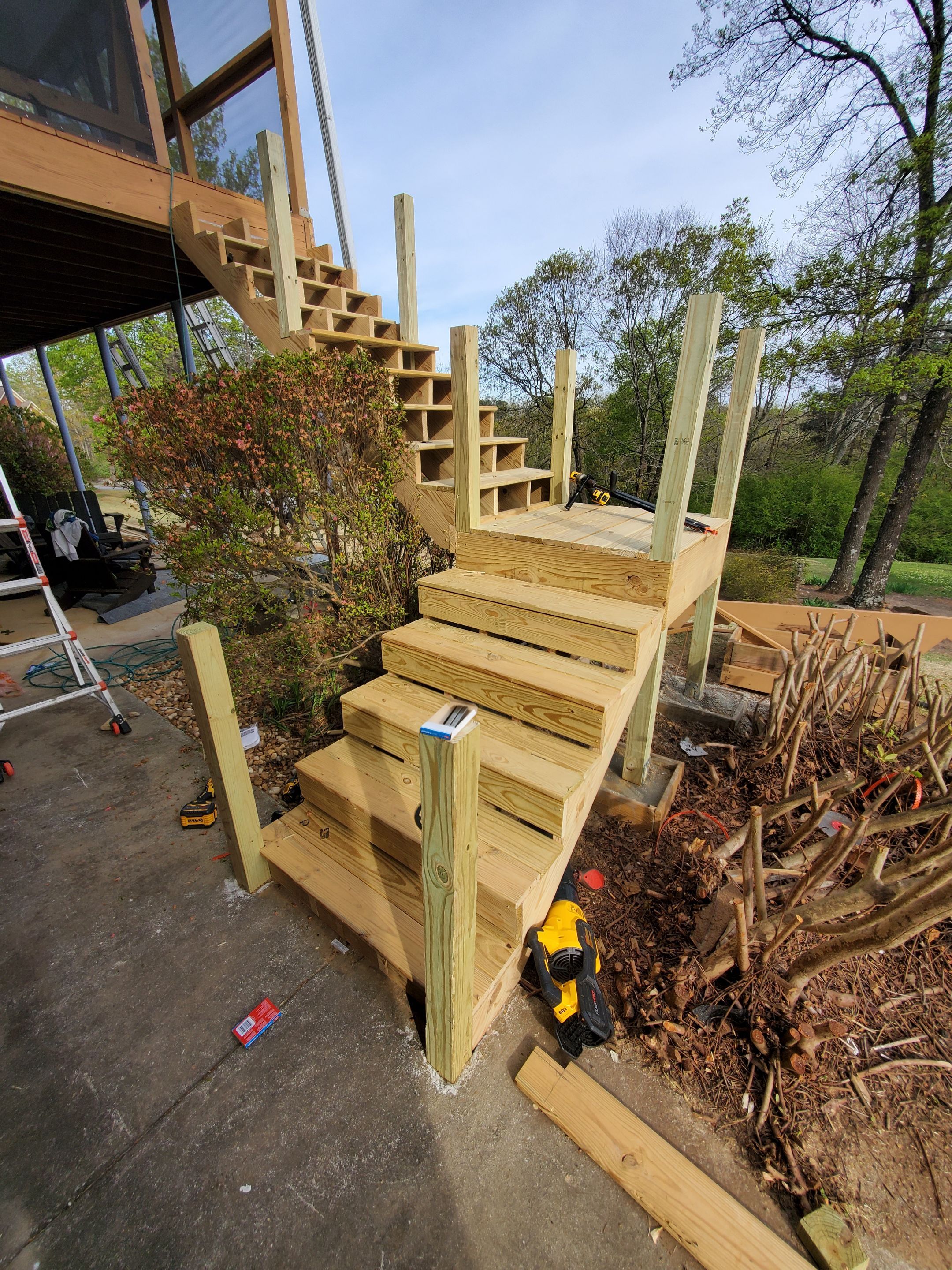 Shades Pointe Lane - Deck Installation  by Pillar and Pine