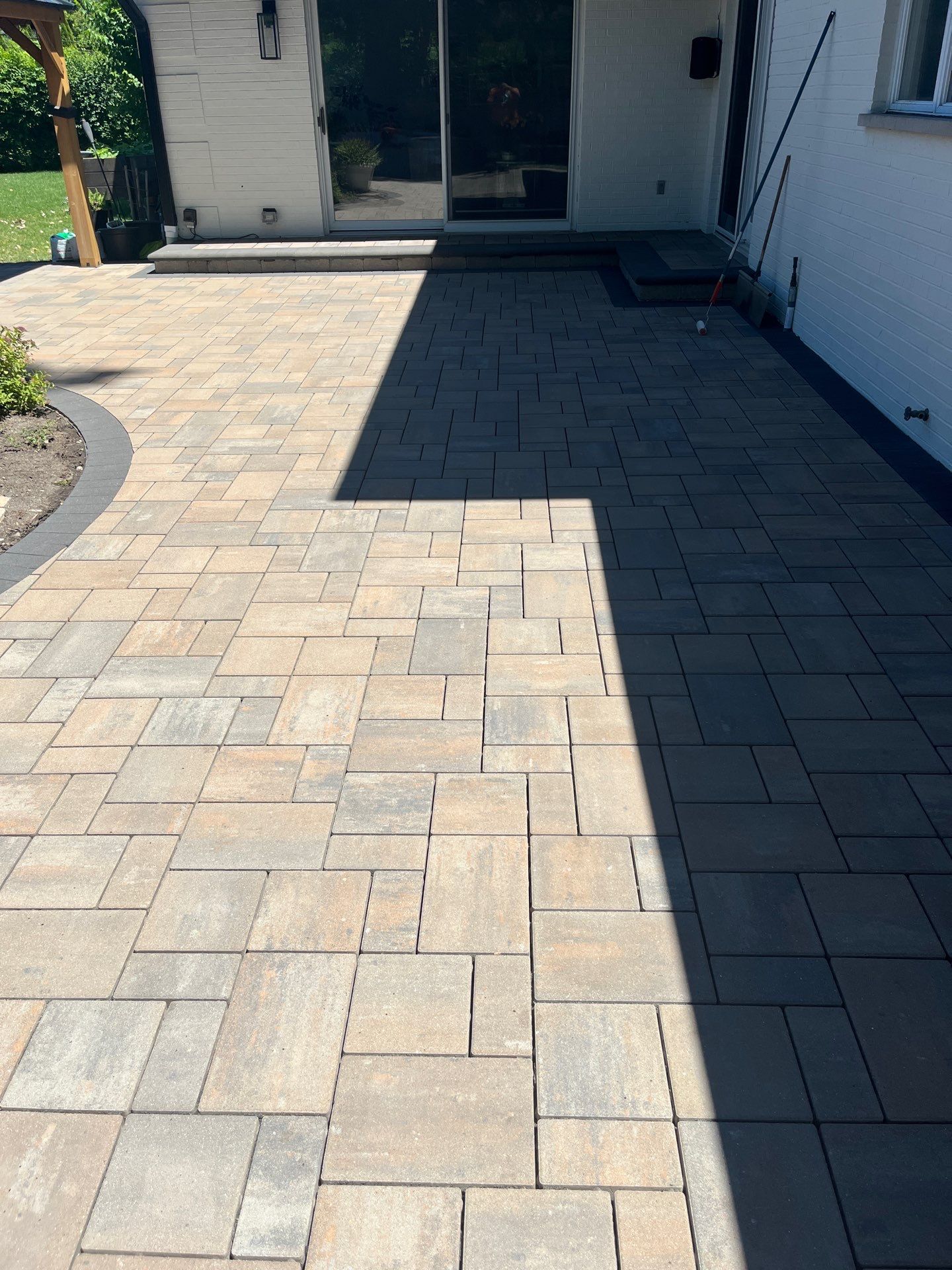 Brick paver repair, cleaning and sealing by Northern Power Washing LLC.