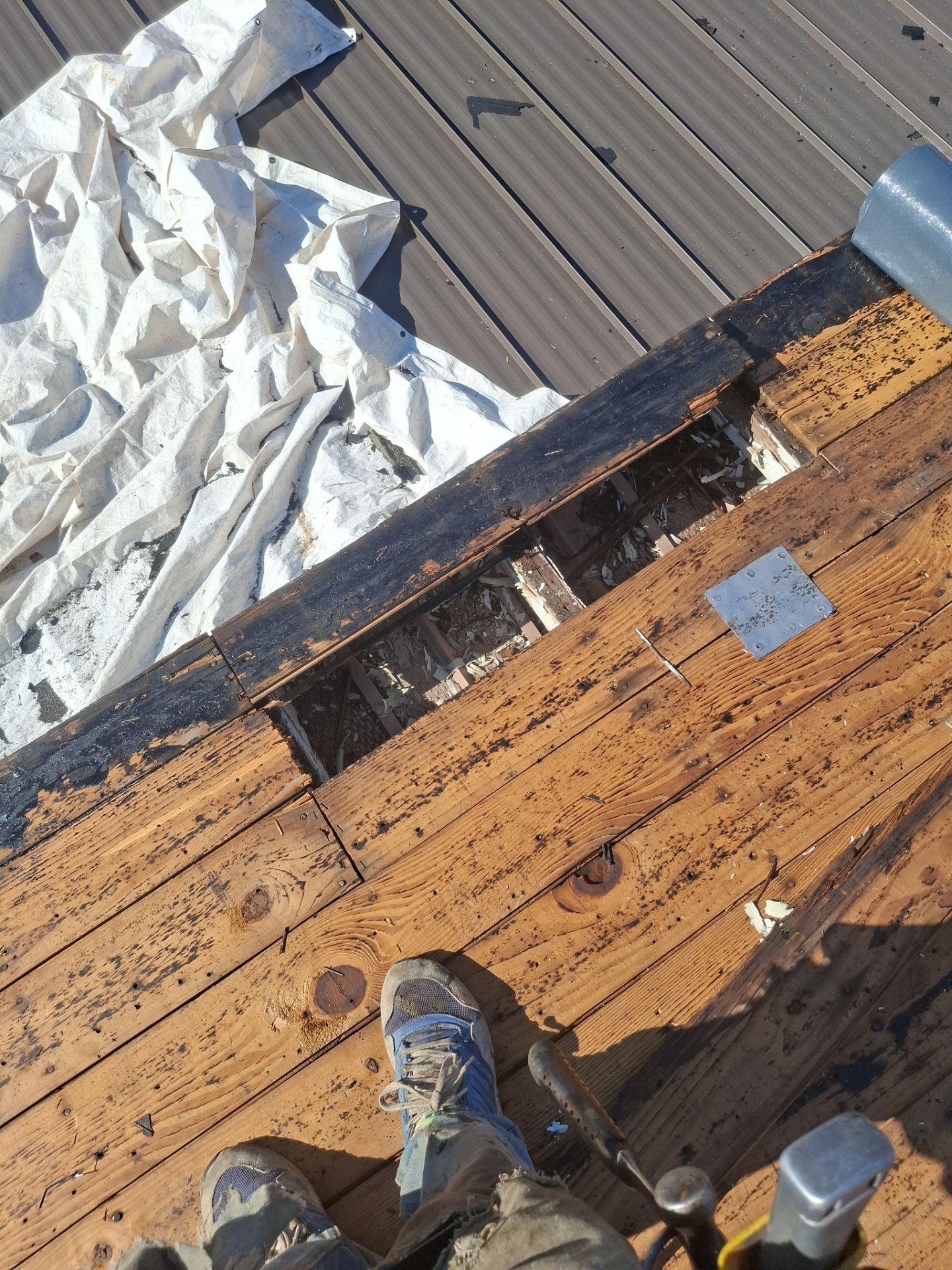 Residential Roofing Installation using Standing Seam Metal - 4766 by Rainstoppers Roofing