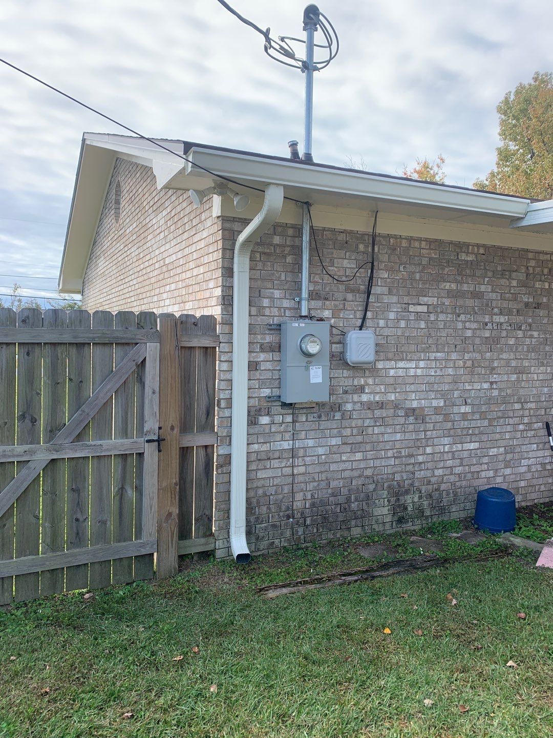 Almond Seamless Gutters  by Gutter Professors