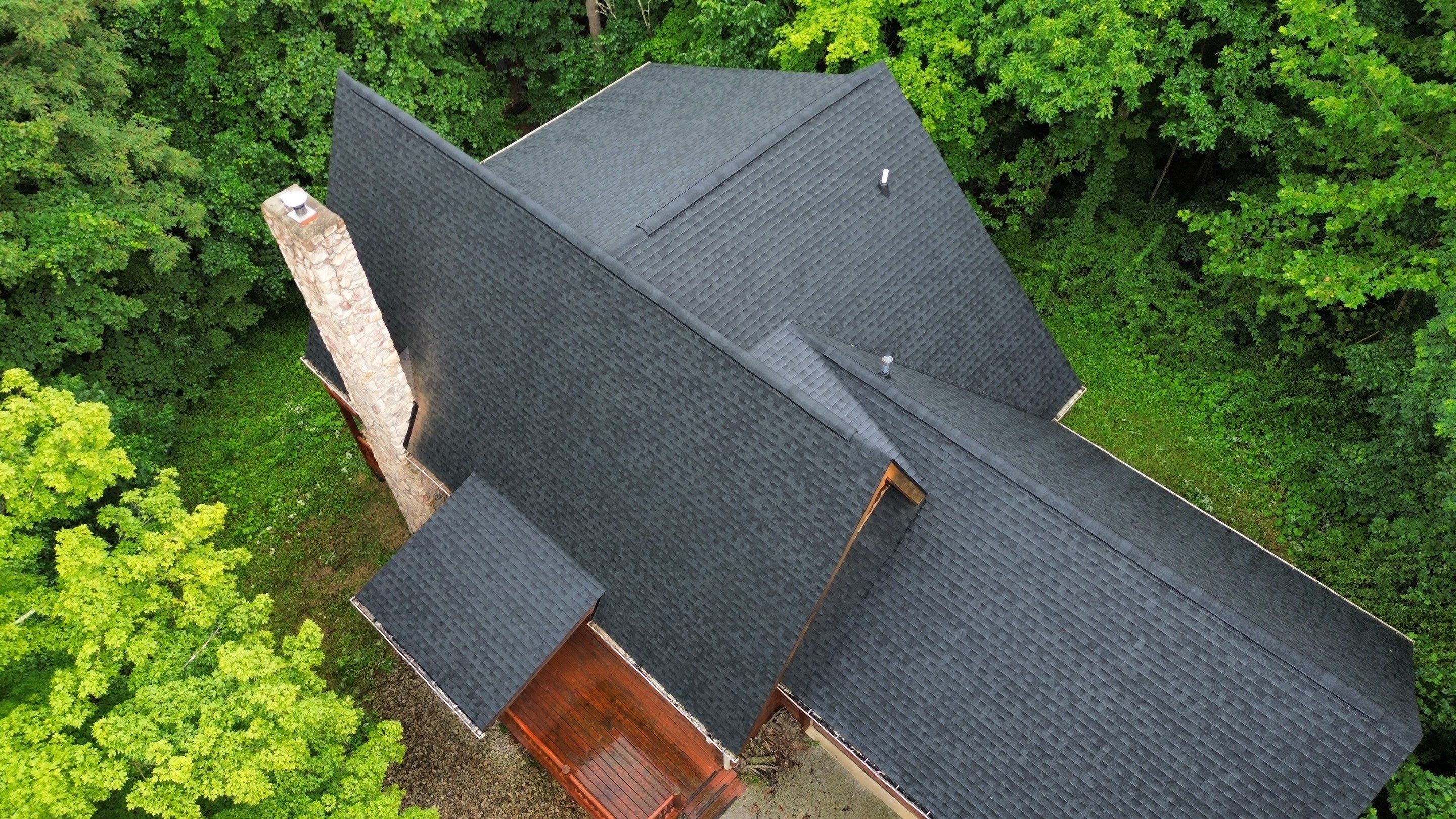 Residential Roofing Installation using Timberline HDZ Shingles - Charcoal by RoofX 