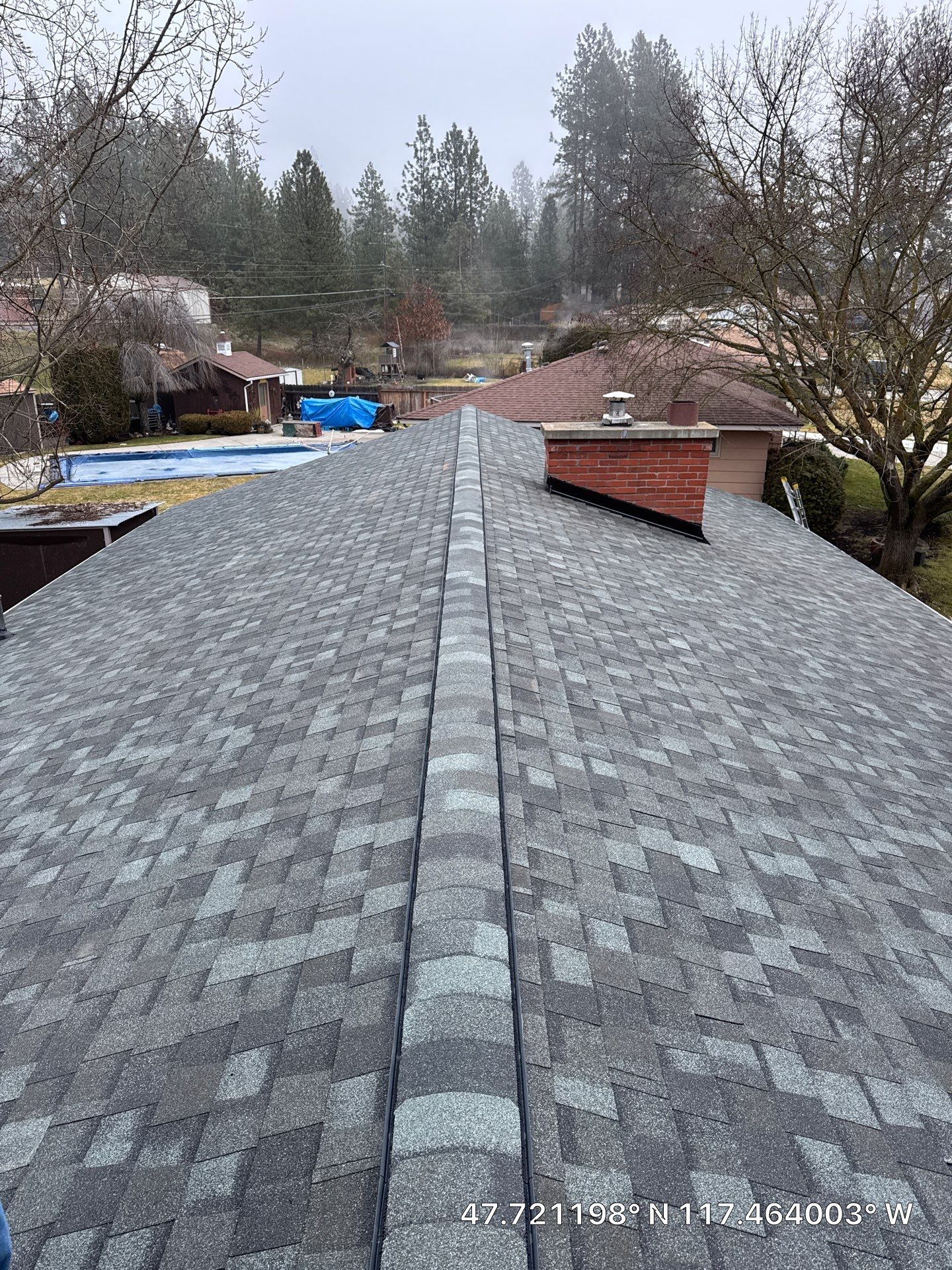 Residential Asphalt Shingle Roof Replacement and Decking Repair in Spokane by Alpine Roofing