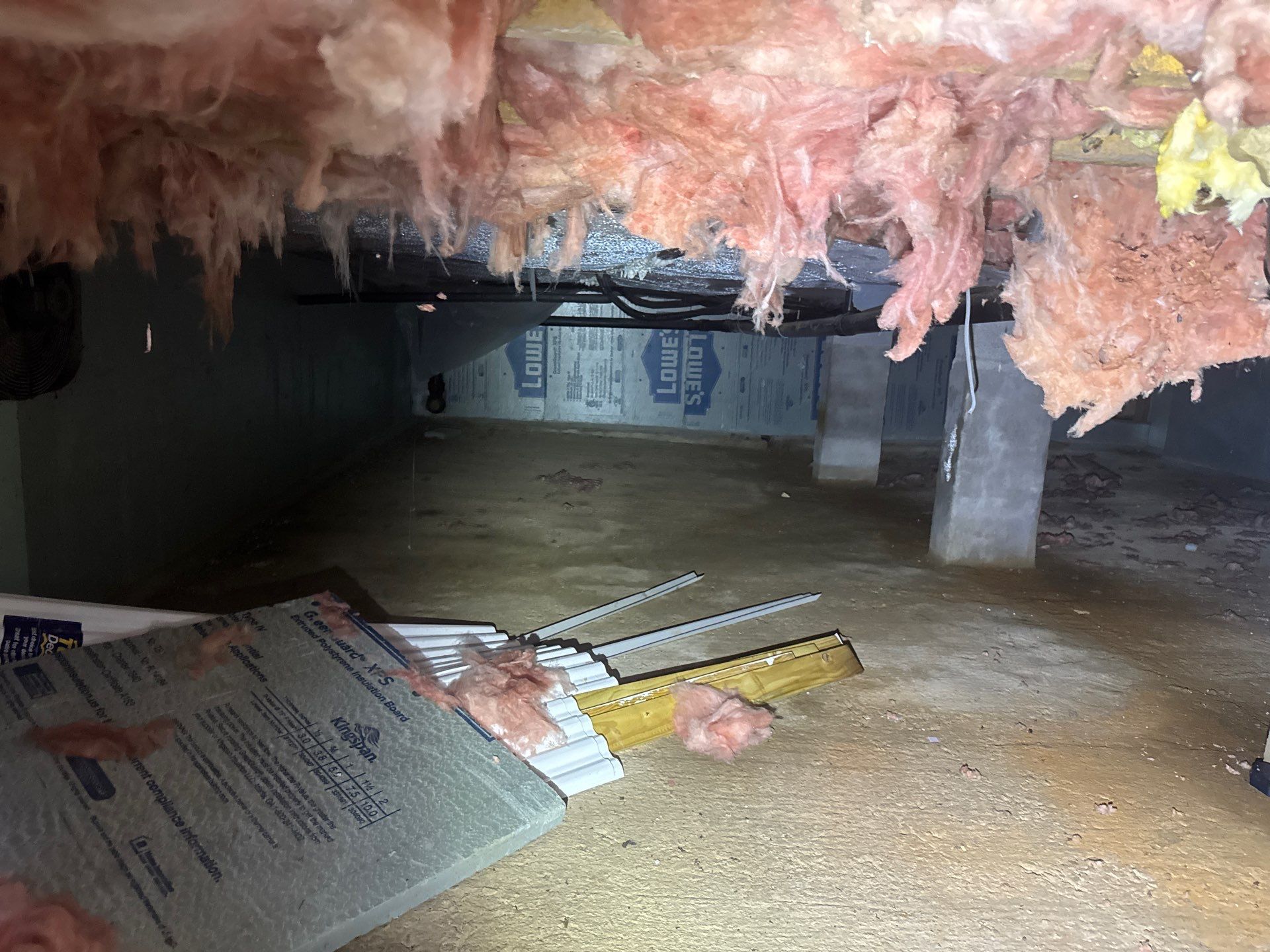 Pocono pines Dry and energy efficient crawlspace. by Burke Home Services