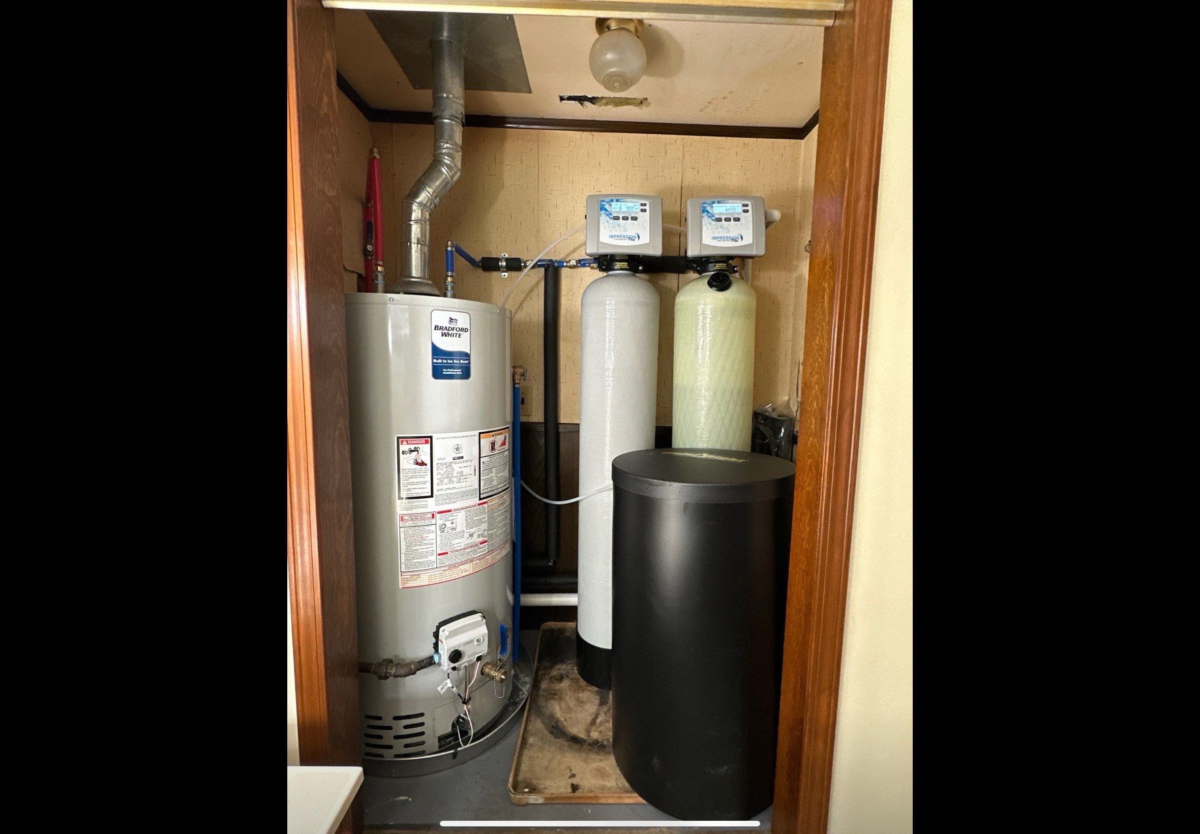 Softener with iron filter  by Fisher Plumbing