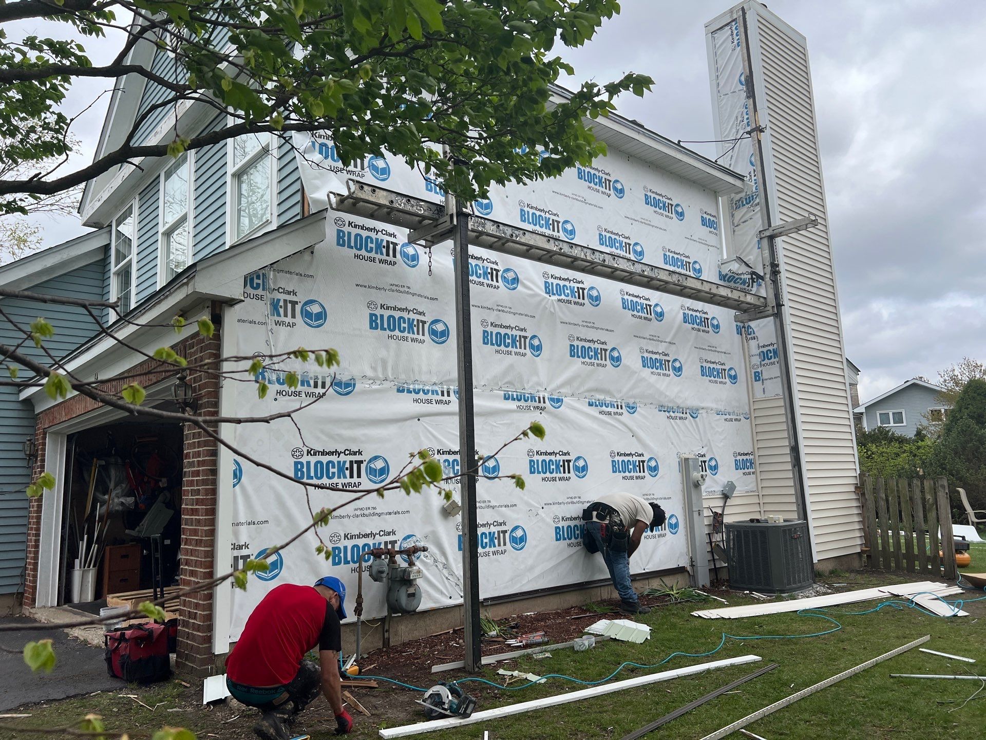 Residential Roofing Installation using Malarkey Roofing by Perfect Exteriors Inc. 