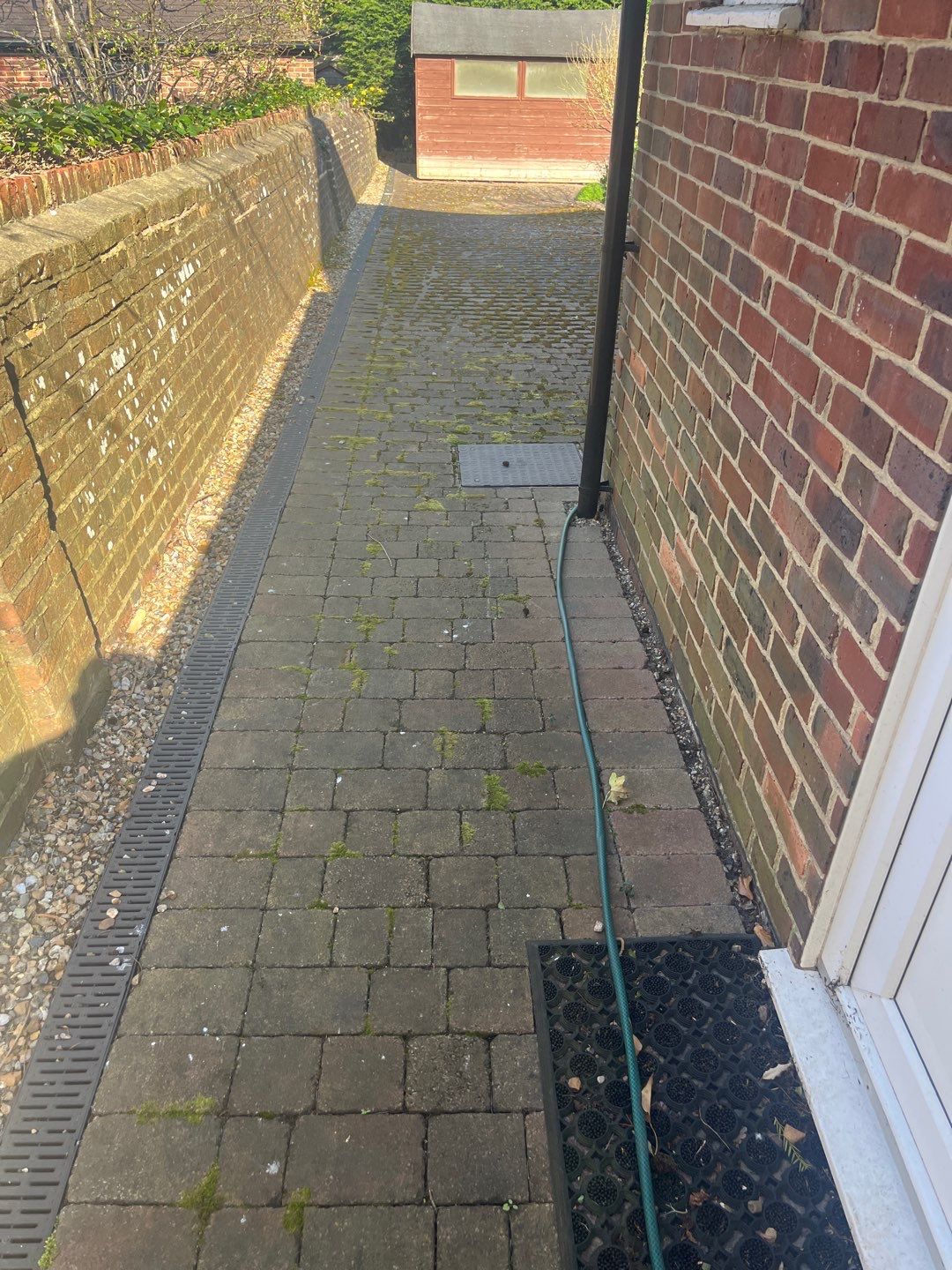 Patio Clean using Honda 21lt High Pressure Machine by Ges Exterior Cleaning ltd