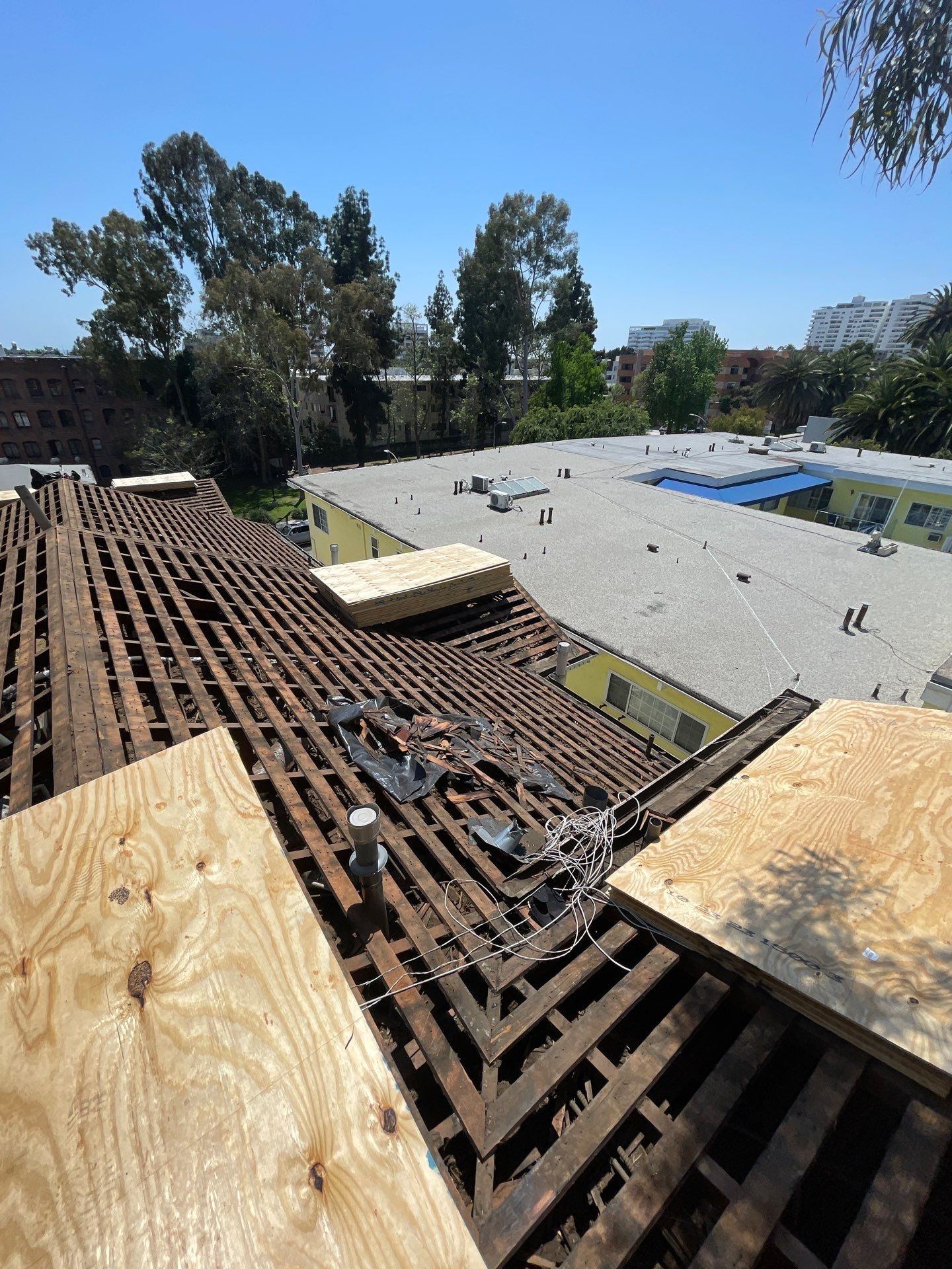 Roof Replacement at the Magic Castle Hotel- Los Angeles, CA 90028 by Epic Roof Replacement