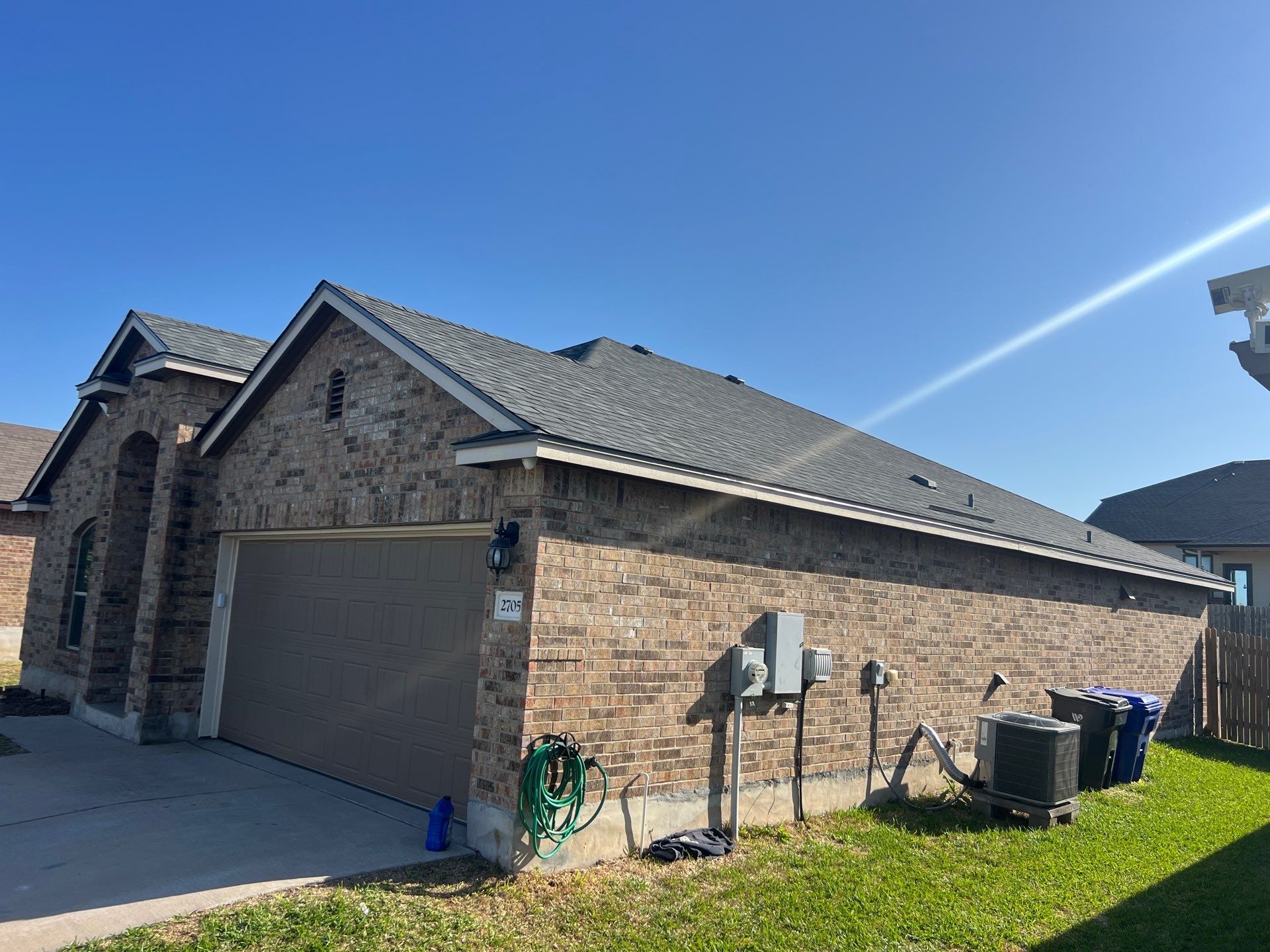Residential Roofing Installation using IKO Nordic Class 4 Impact Resistant 30yr Architectural Shingles. Color: Castle Grey by WR Roofing Solutions