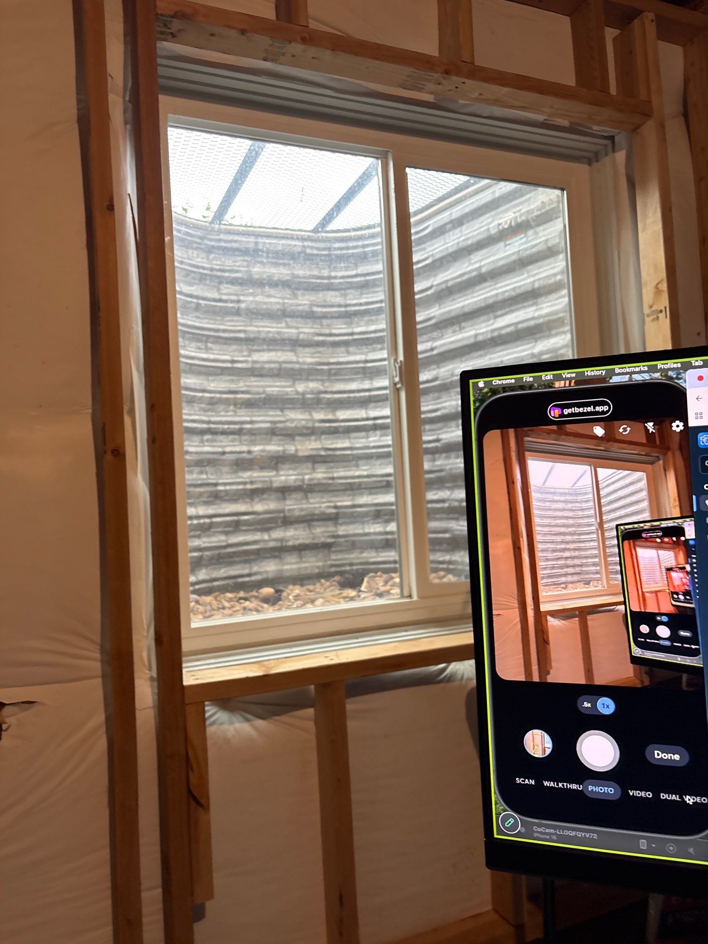 Basement Egress Window Installation and Framing in Wellington by CompanyCam Sales Demo