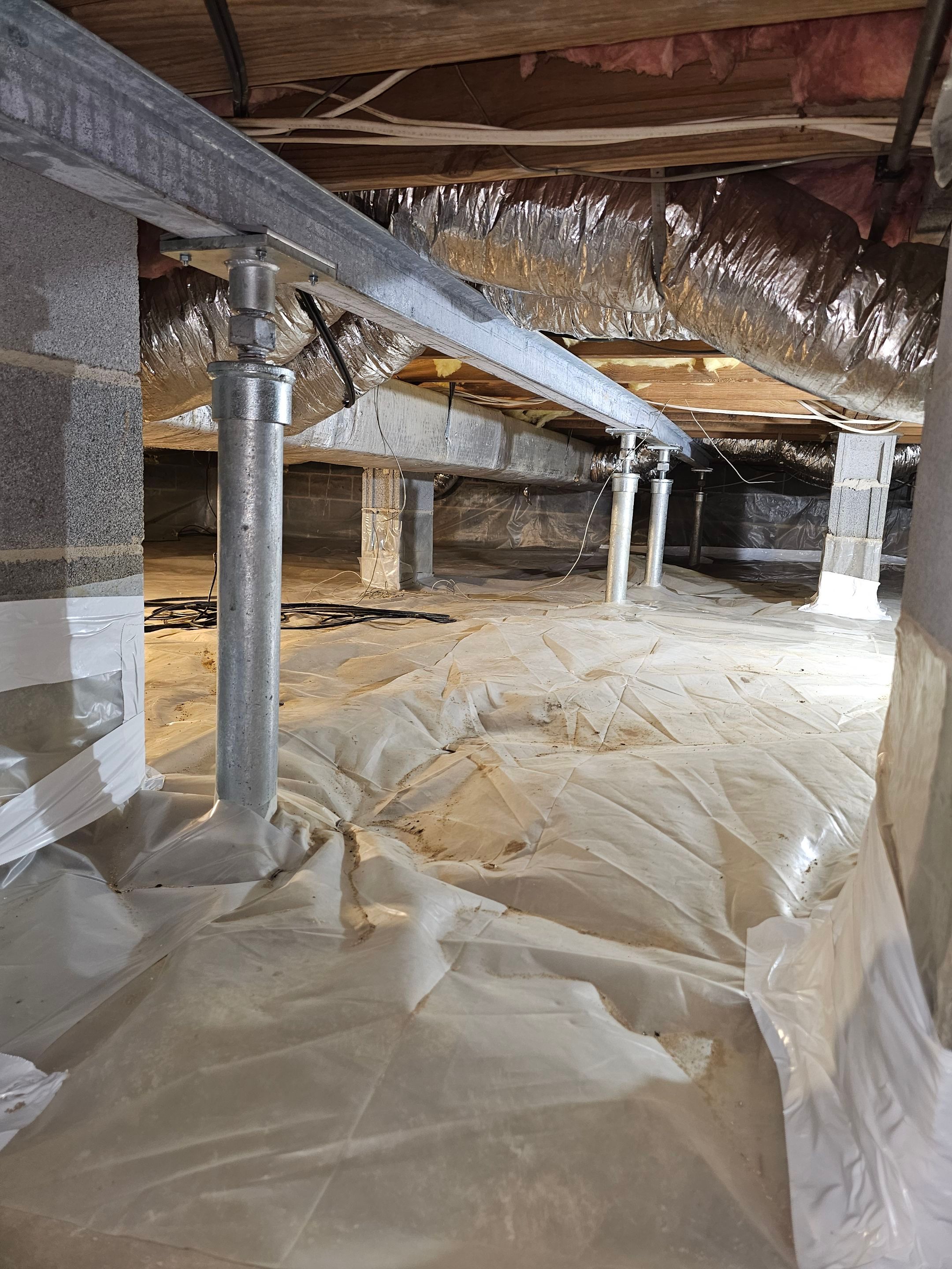 Project in Spring Grove by Patriot Crawl Space Repairs