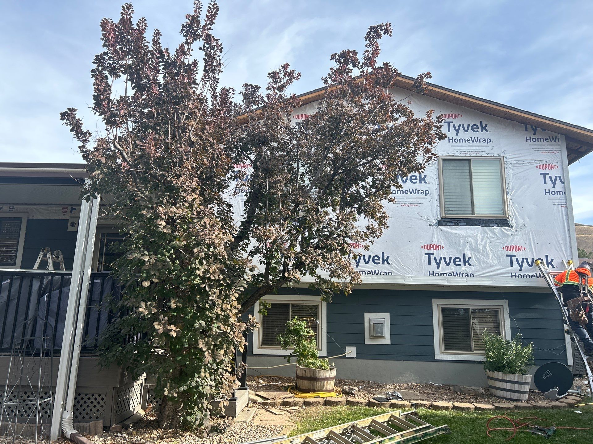 Tooele | Bold Hardie Exterior Transformation | Evening Blue by Ideal Siding Utah