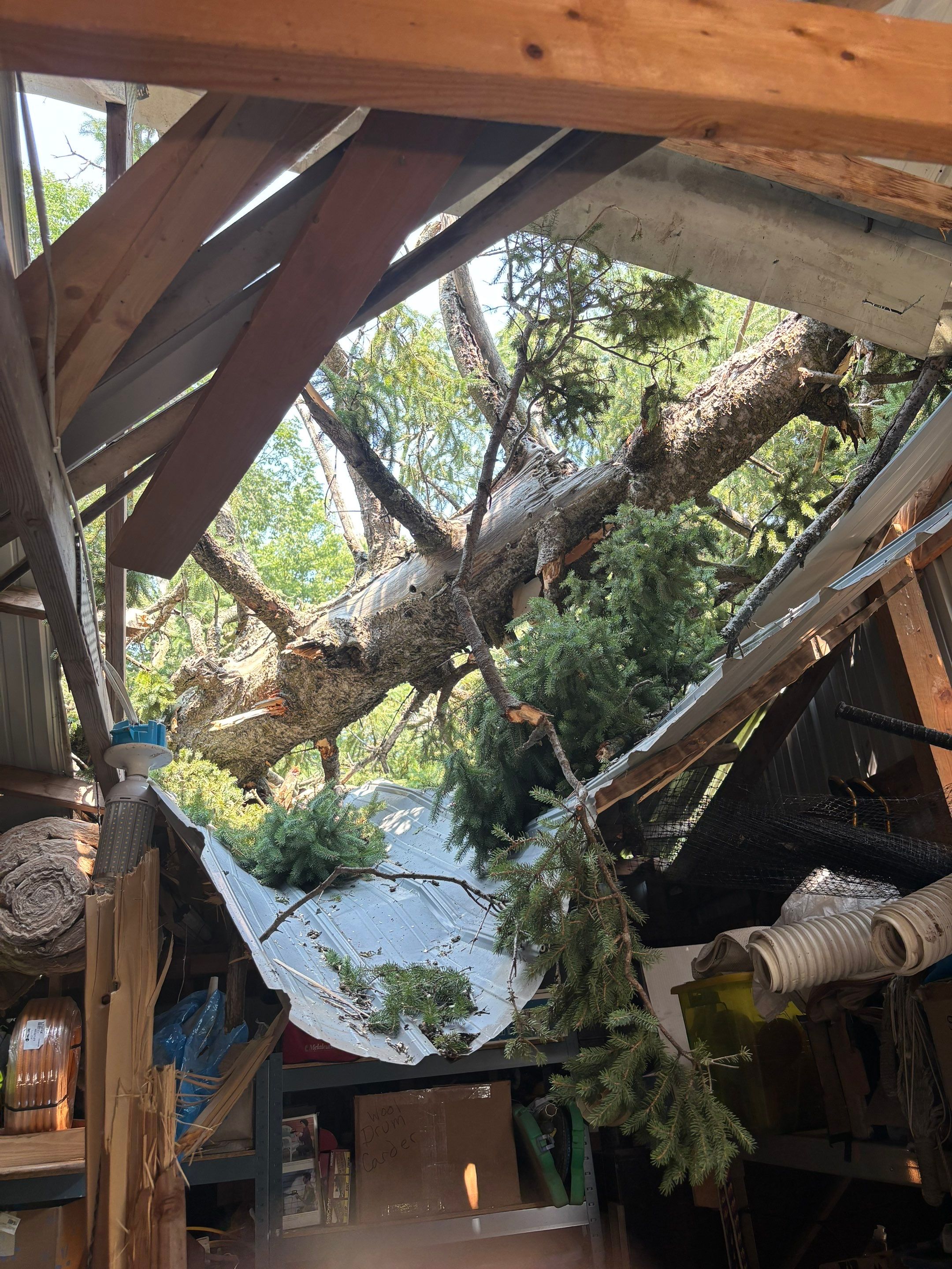 Shed Repair Stockholm WI by Reasonable Contracting LLC