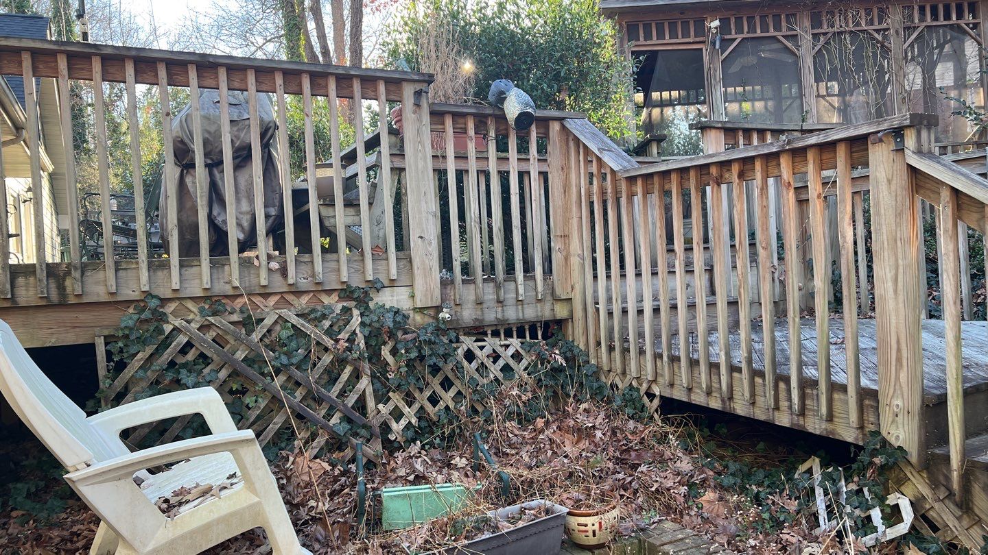 Weathered Deck using Wood Sealant by DuraSeal