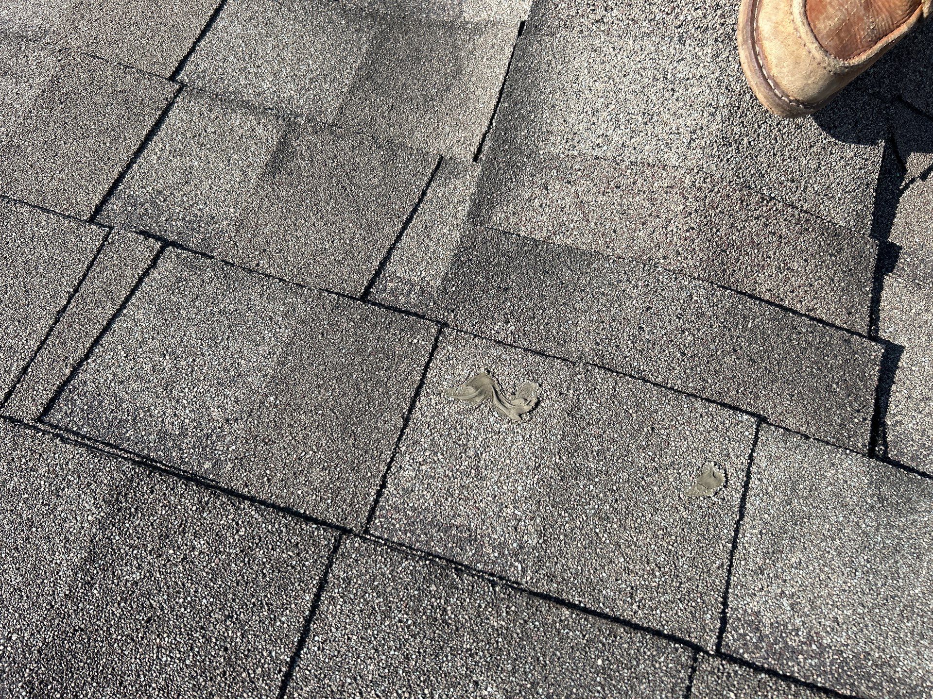 Hail Damage using Owen's Corning Duration (Lifetime) Shingles by Roof Repair Company