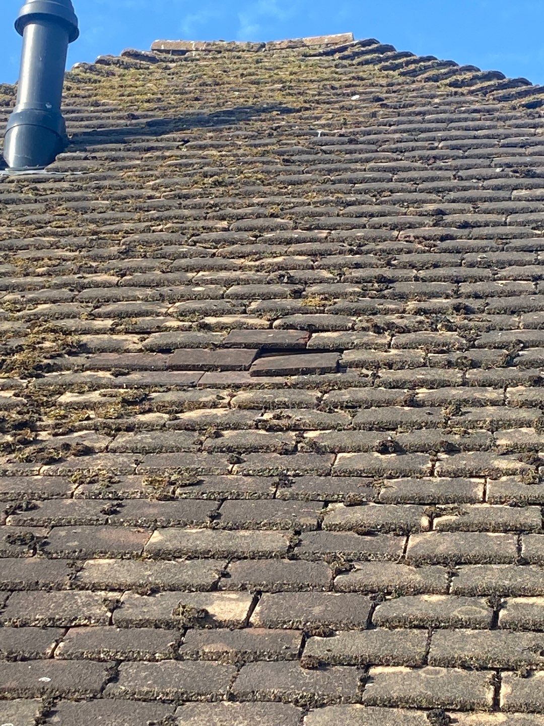 Roof Clean - Moss Removal - Gutter Clean using Honda 15lpm Low Pressure Washing Machine by Ges Exterior Cleaning ltd