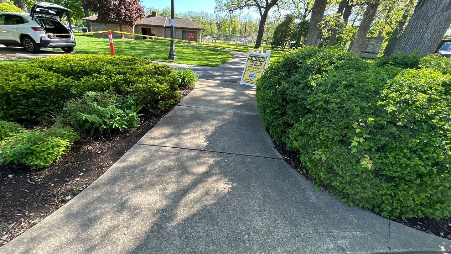 Playground cleaning by Northern Power Washing LLC.