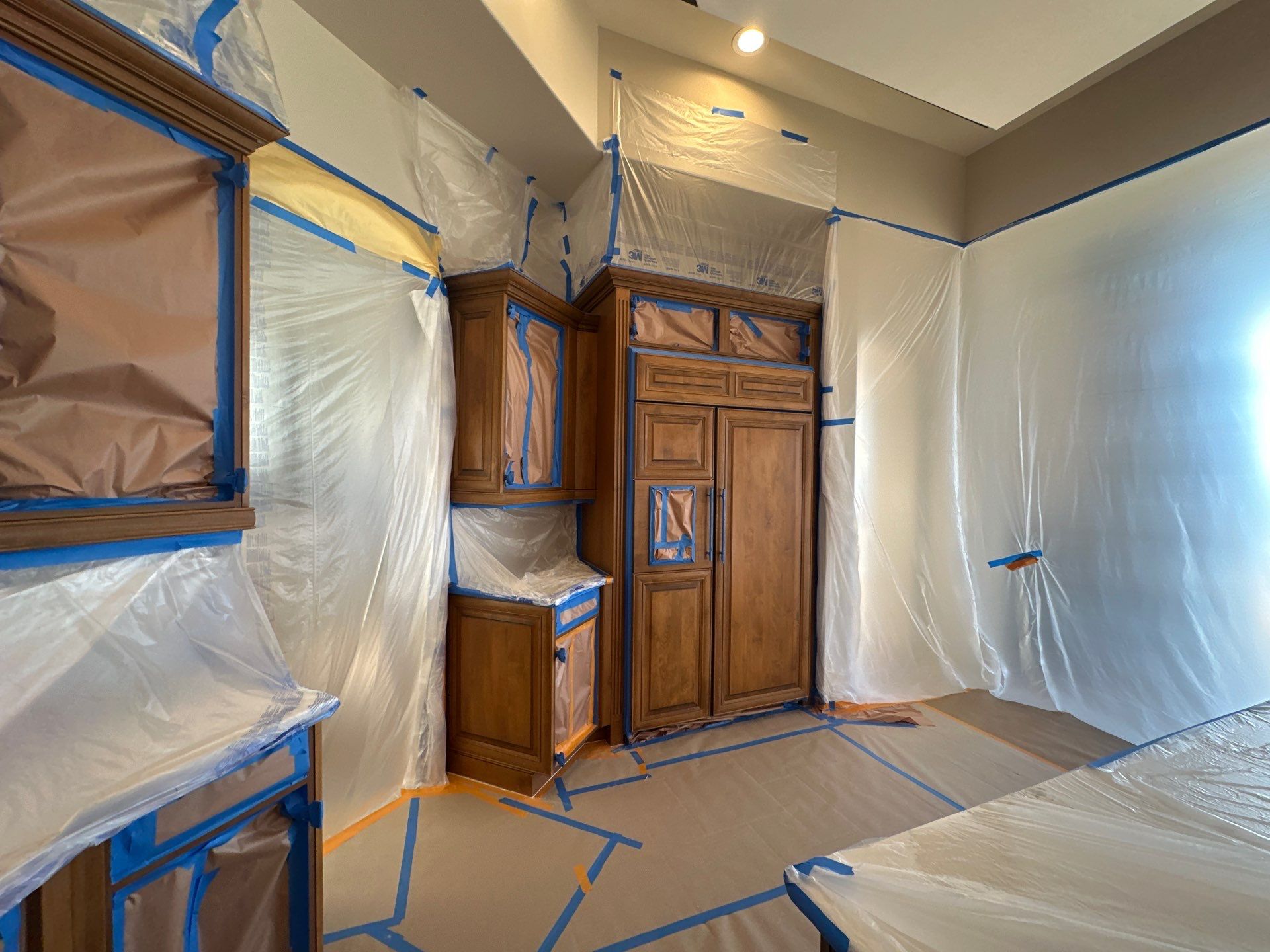 Two Tone Cabinets Repaint by Fresh Coat Painters