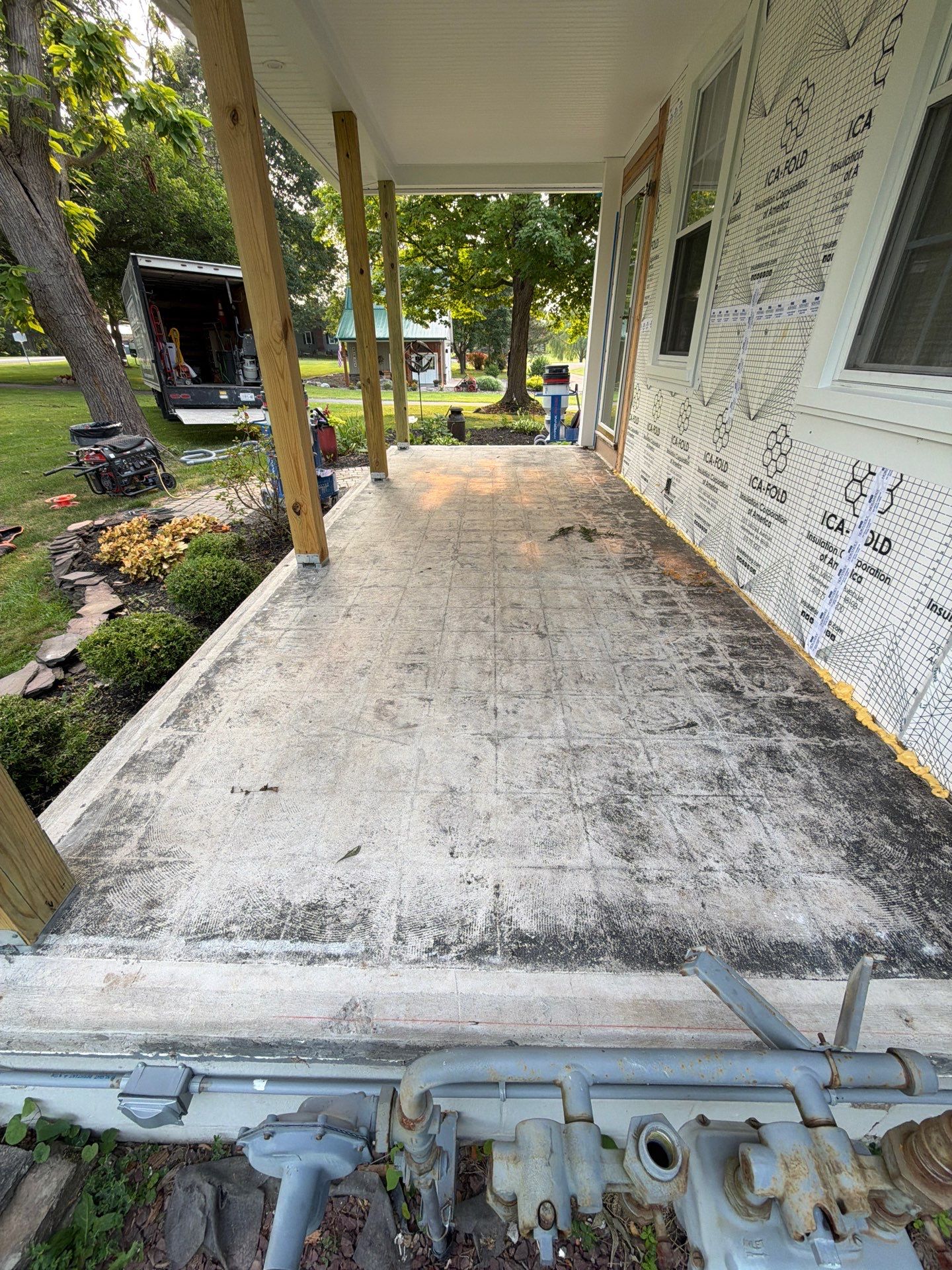 Vintage Shalestone Porch Coating by NG Masonry & Construction LLC