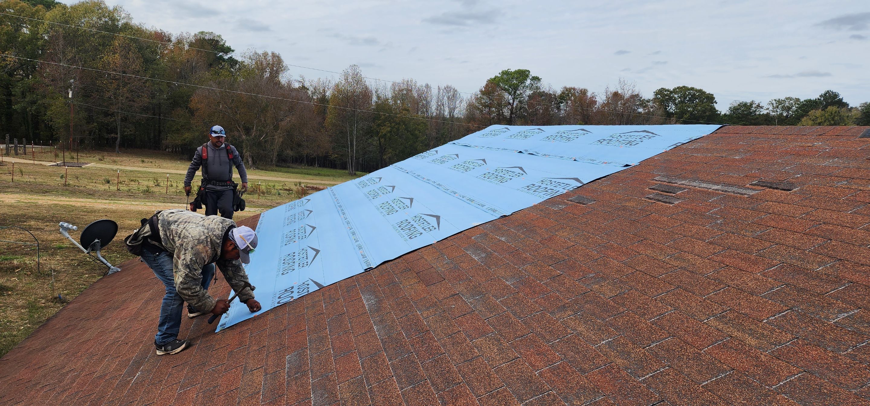 Residential Roofing Installation in Broken Bow, Oklahoma by Hostetler Roofing