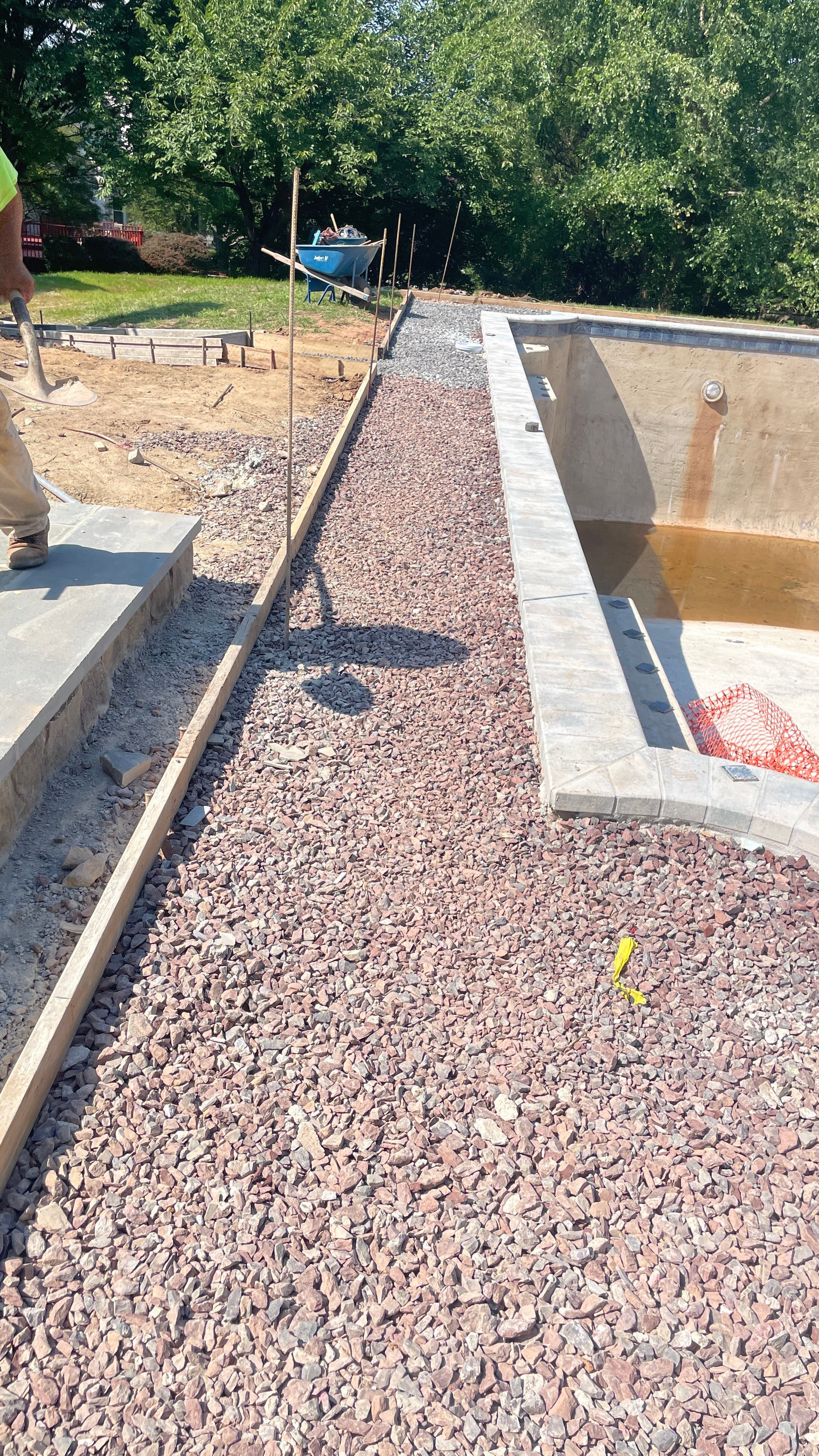 Stamped Concrete Pool Deck  by Architectural Concrete Design