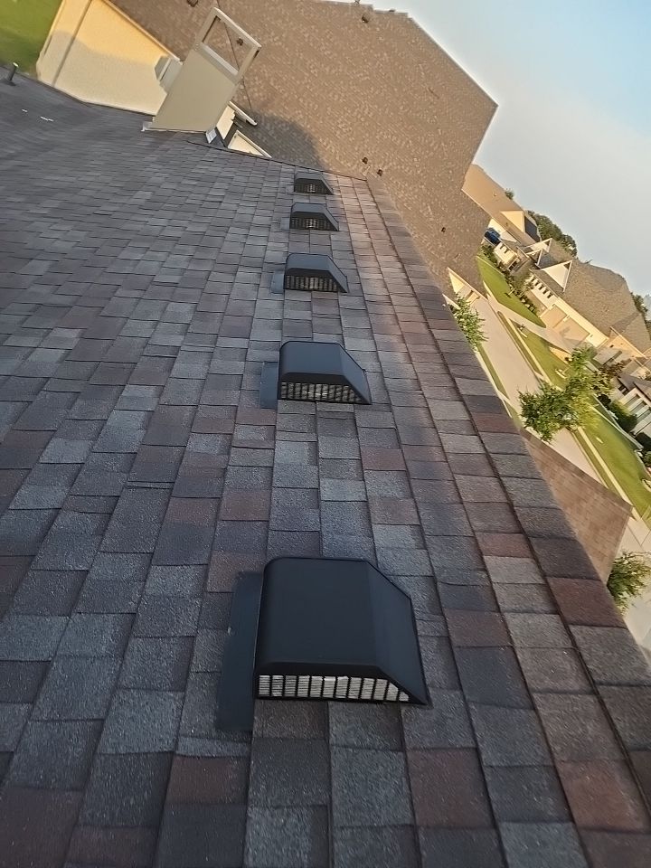 Insurance Claim Roof and Gutters using Certainteed Landmark Weathered Wood by Tex-Line Roofing