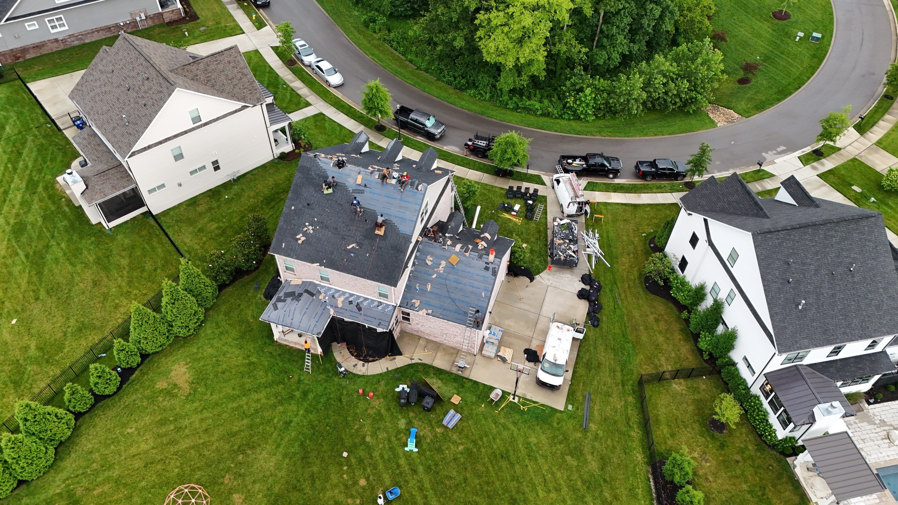 Charcoal Black Re-Roof by Royal House LLC